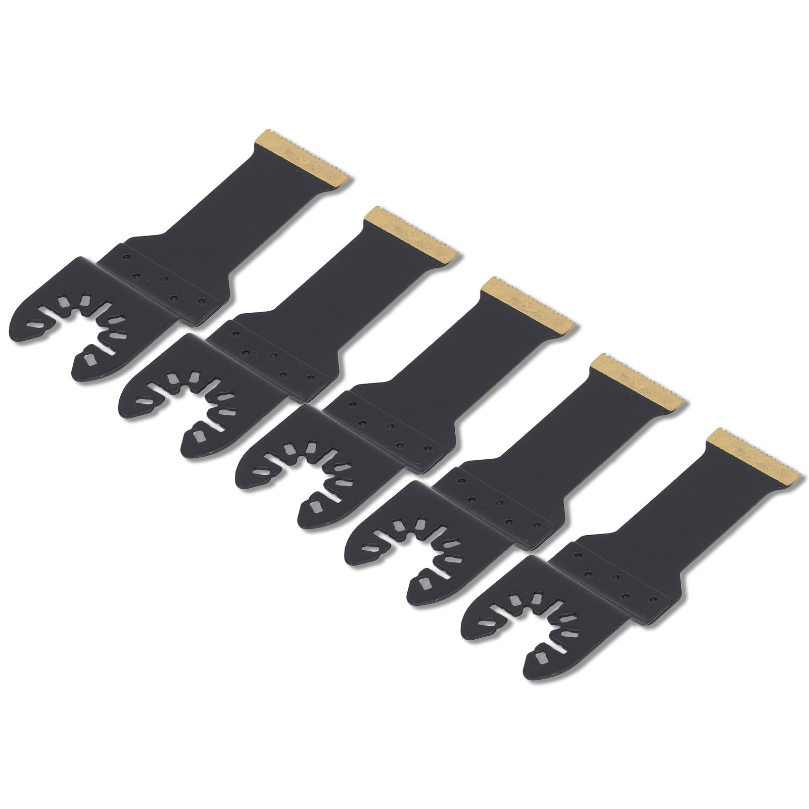 Set Mit 5 Titan-multifunktions-oszillationssägeblättern (28 Mm), Professionelles Zubehör Für Multitools, Präzises Schneiden