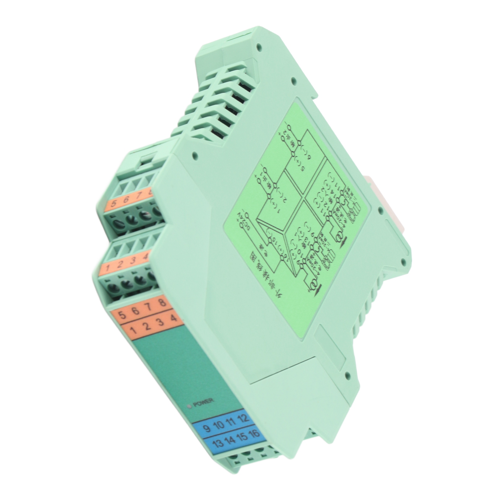 2 Eingangs-2 Ausgangssignalisolator, 4-20ma Dc 24v Transmitter Für Sps-automatisierung, Industrielle Steuerung.