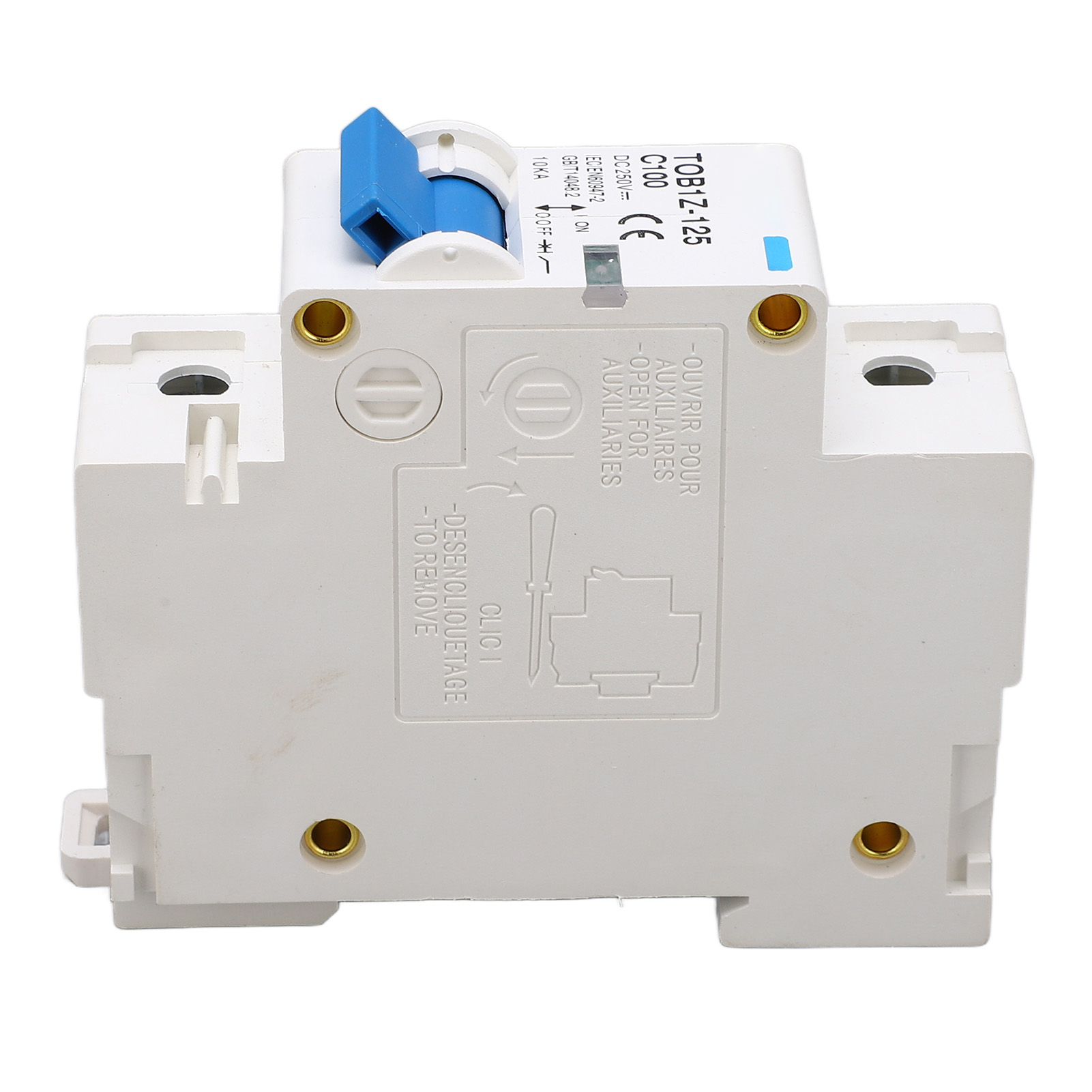 Dc 1p 100a 250v Leitungsschutzschalter, 35mm Din-schiene, Überlast- Und Kurzschlussschutz Für Photovoltaik-solarmodule, Wasserdichter Schalter