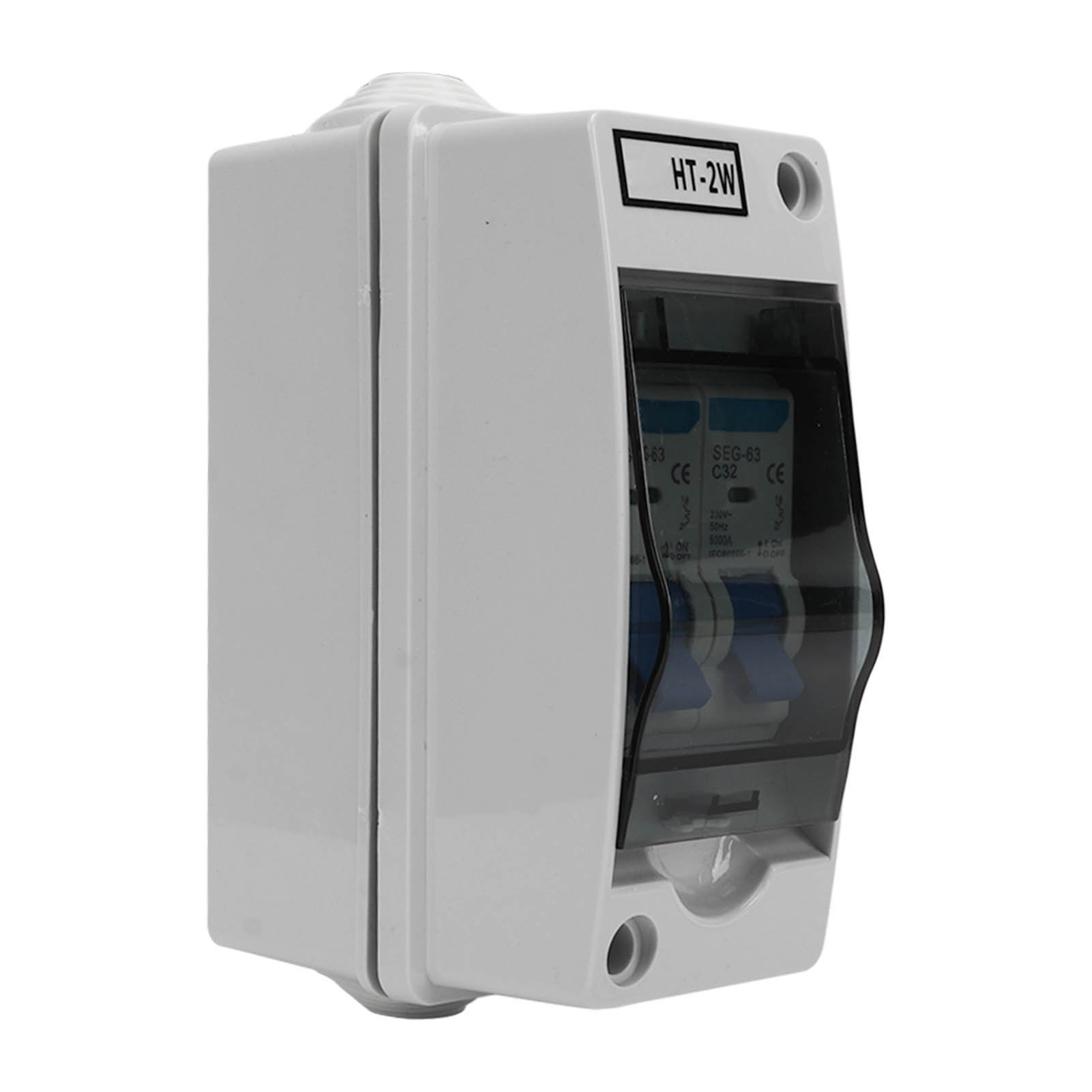 2-poliger, Wasserdichter Leitungsschutzschalter C16 C32 Für Den Außenbereich, Mcb Typ C, Schutzart Ip65, 230 V, Überlastschutz, Modularer Automatischer Schalter