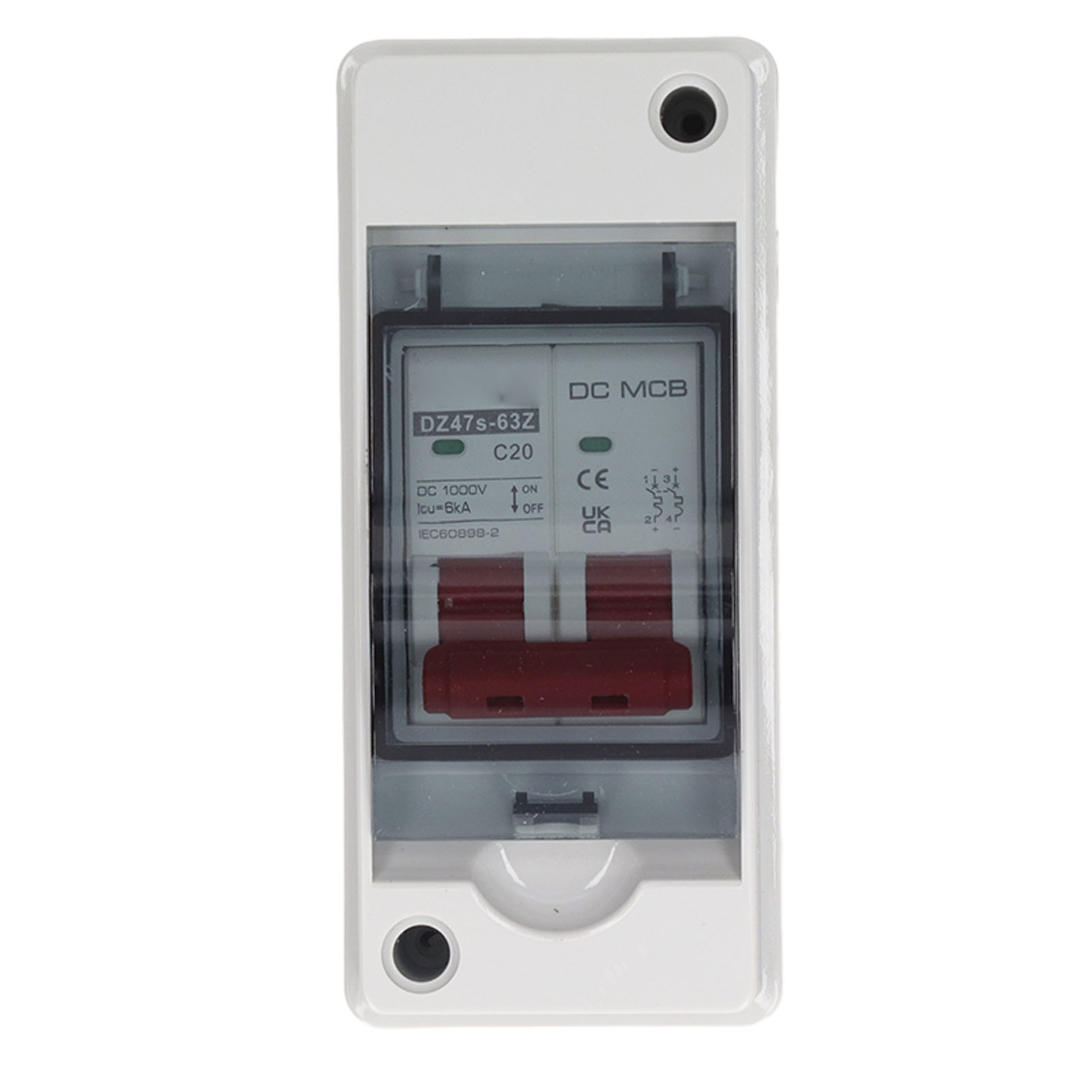 Miniatur-trennschalter 2p 20a Ip65 Wasserdicht Dc 1000v Für Photovoltaik-solaranlagen