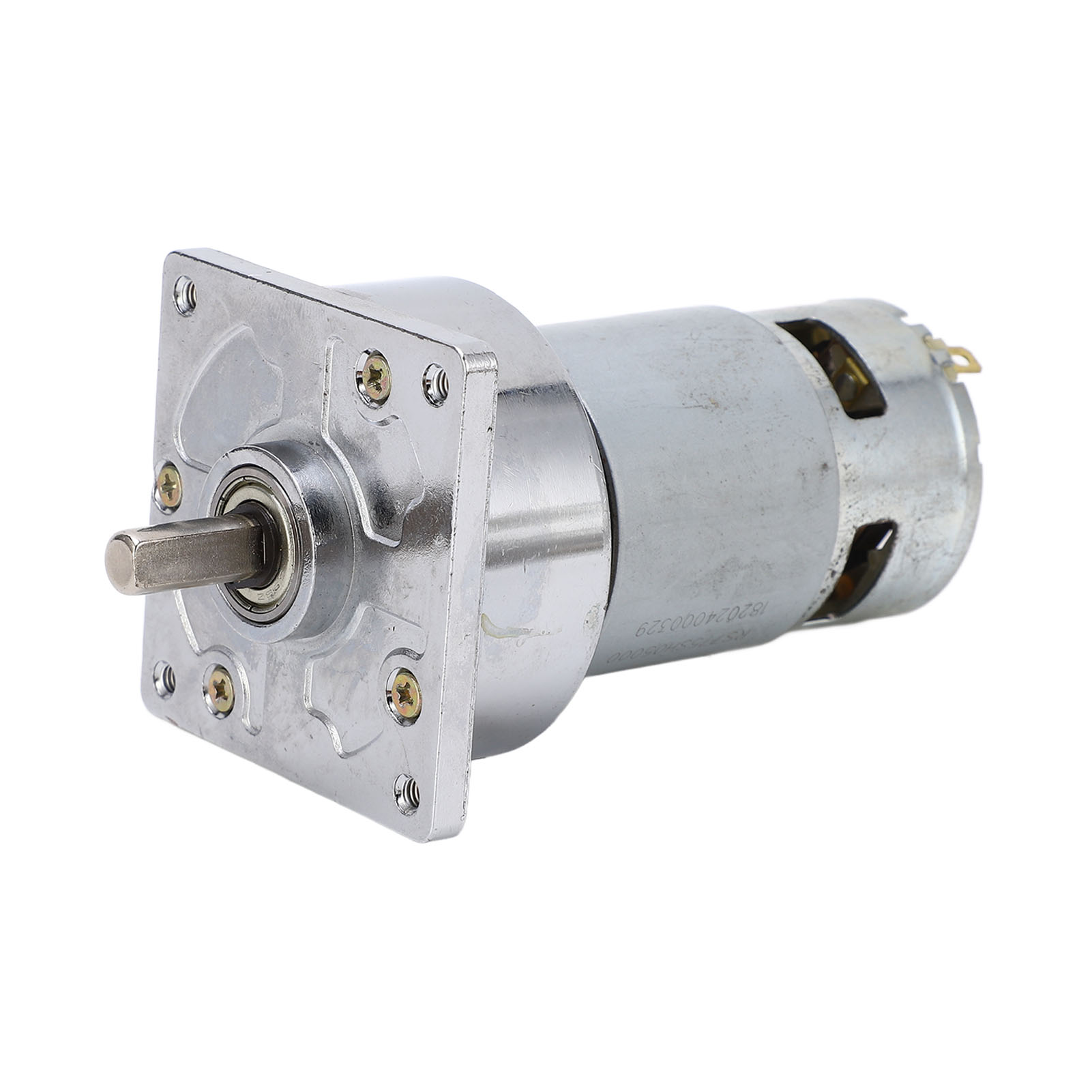 Selbsthemmender 24-v-gleichstrom-schneckengetriebemotor, Messingspule, Rechts-/linkslauf, Hohes Drehmoment, 3,8-a-getriebe, 600 U/min, 1,6 Kg·cm