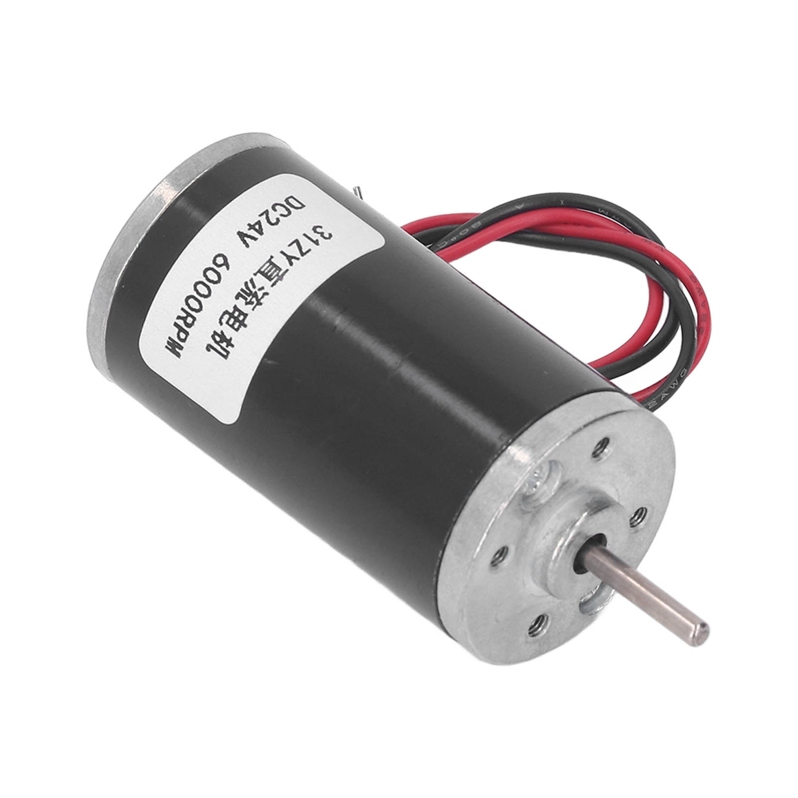 24v Permanentmagnet-elektromotor Mit 6000 U/min, Hohem Drehmoment, Einstellbarer Drehzahl, Metallzahnrädern, Robust Und Langlebig Für Heimwerkerprojekte Und Automatisierung.
