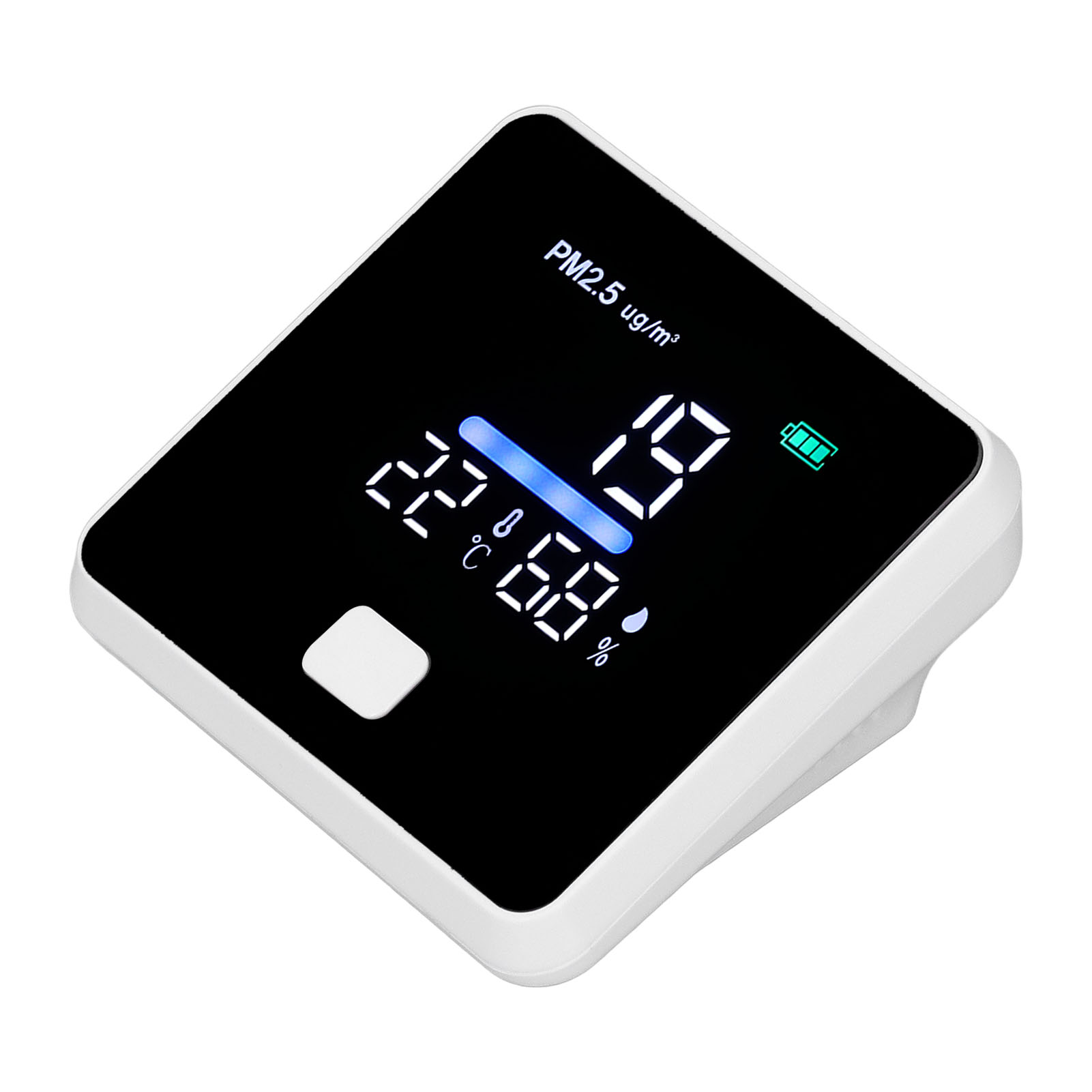 3-in-1 Thermometer-hygrometer, Präziser Luftqualitätsmonitor, Temperatur- Und Feuchtigkeitsmessung, Tester Für Das Homeoffice.