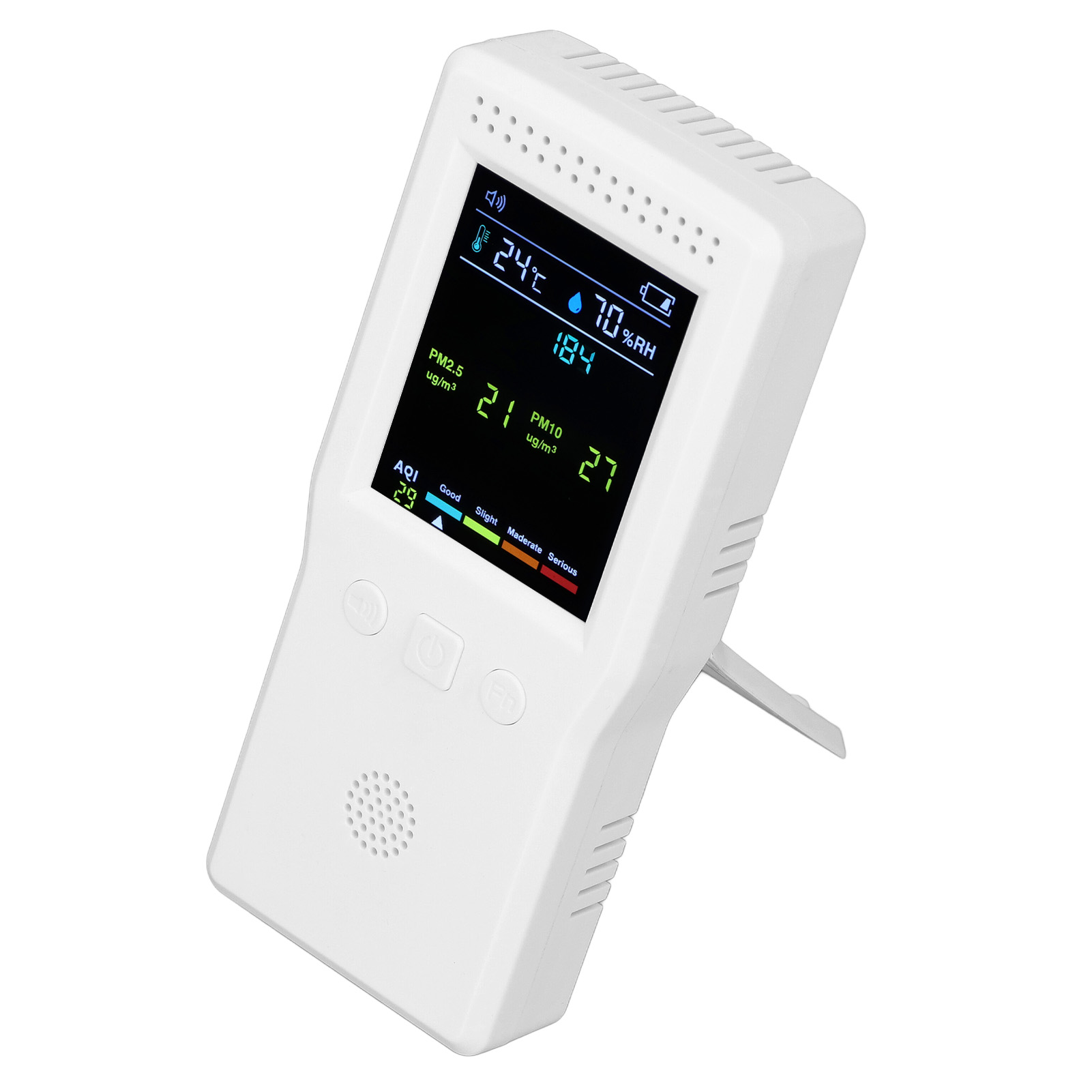 9-in-1 Luftqualitätsdetektor, Multifunktionsmessgerät Für Co2, Pm2,5, Pm10, Hcho, Tvoc, Temperatur Und Luftfeuchtigkeit, 5-v-sensor Für Zuhause Und Büro
