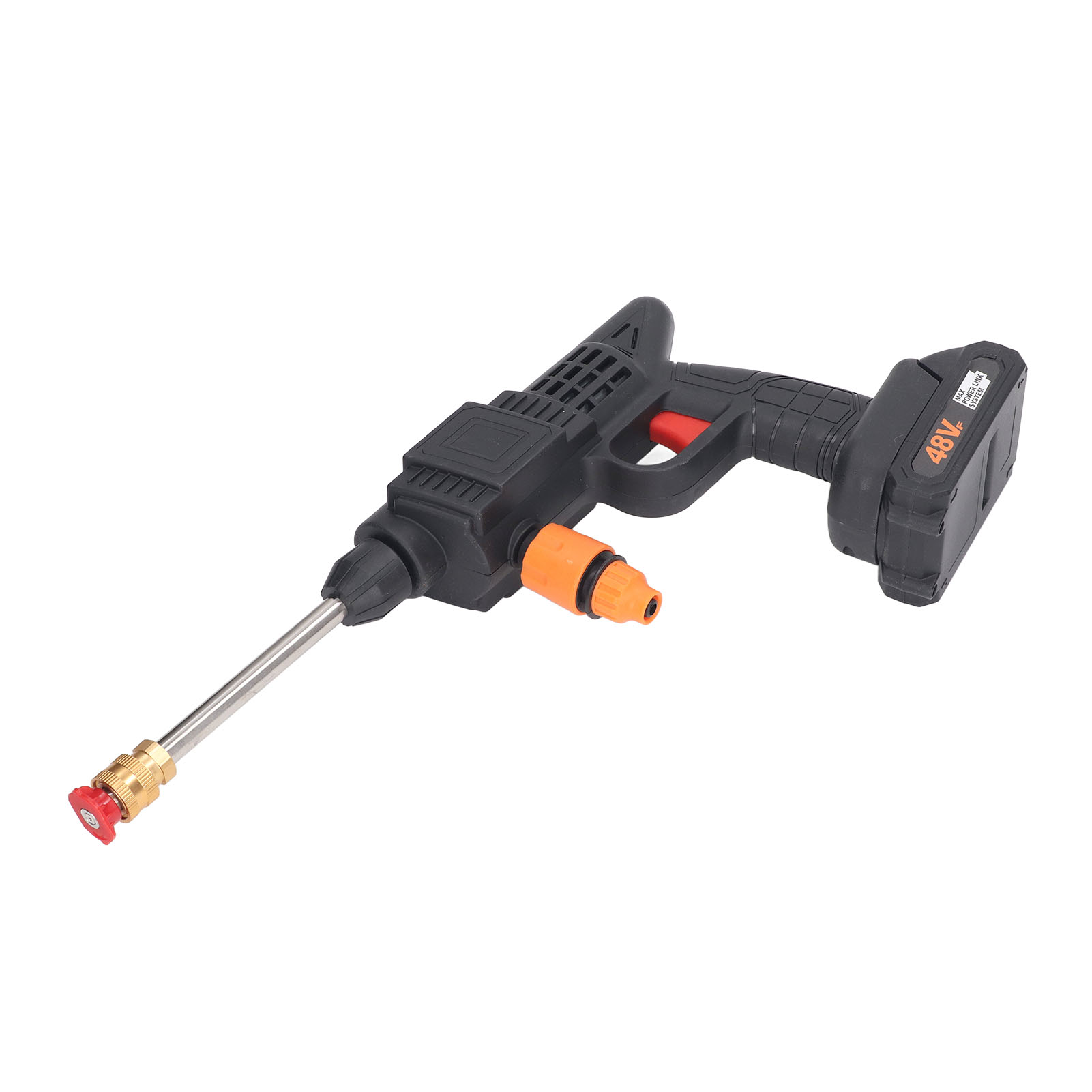 Tragbarer, Kabelloser Hochdruckreiniger, Lithium-ionen-wasserpistole Für Auto Und Gartenbewässerung, 100–240 V Mit Eu-stecker