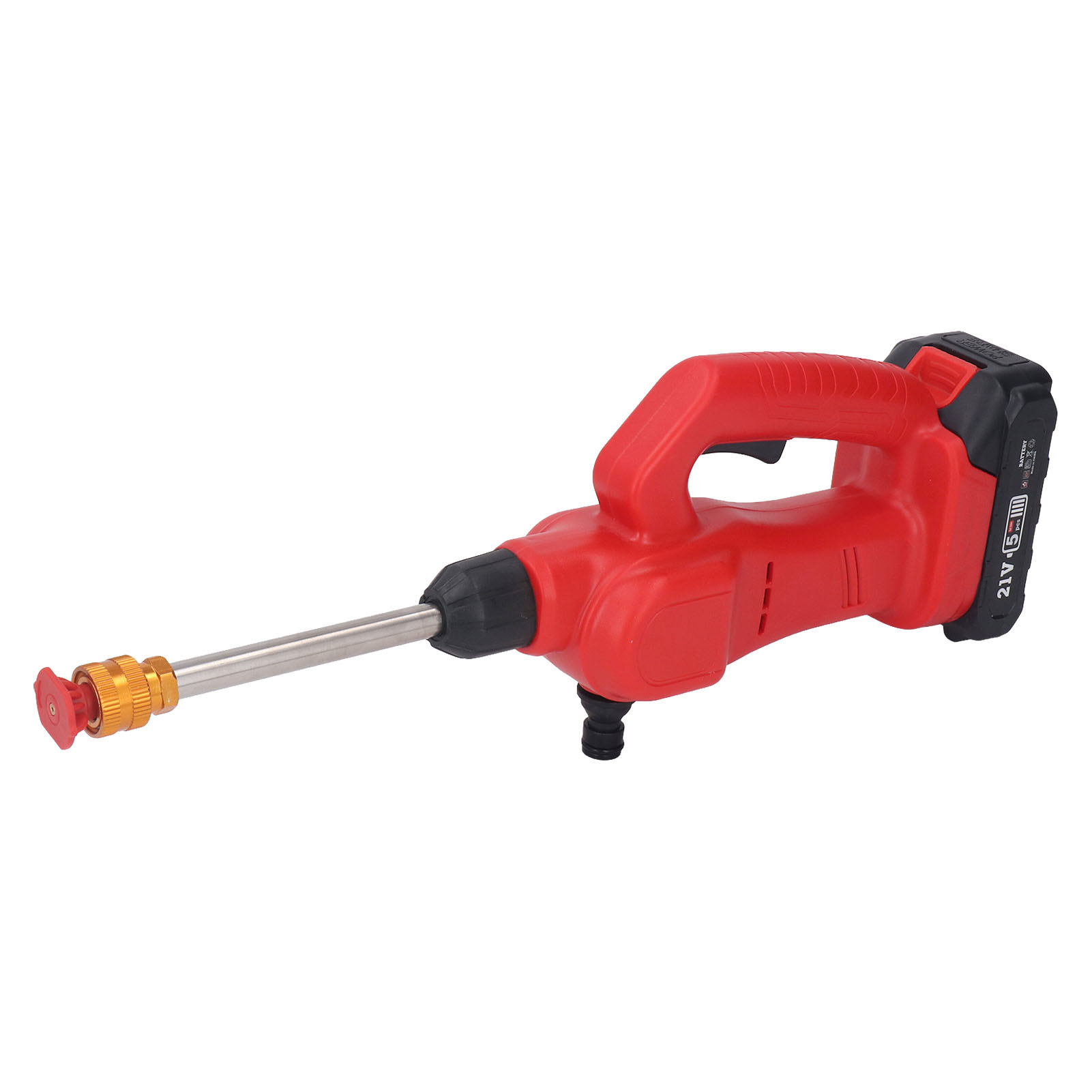 Akku-hochdruckreiniger, 350 Psi, 60 W, Akkubetrieben, 9 M Reichweite, Tragbar, Für Die Autoreinigung, 100–240 V Eu-stecker-ladegerät