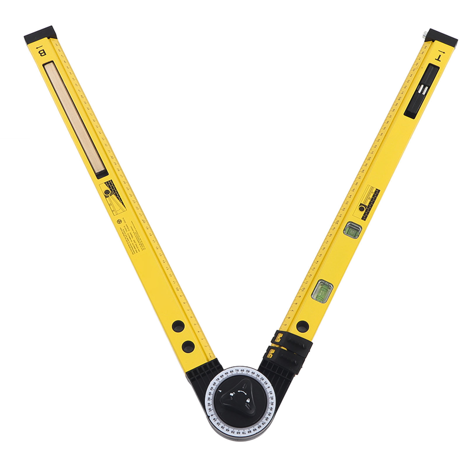 Zimmermannszirkel, Winkelmesser, Schrägwinkelmesser, Präzises Holzmarkierungsinstrument, Neigungsmesser, Mehrzweck-anreißwerkzeug, Professionelle Werkstattausrüstung.
