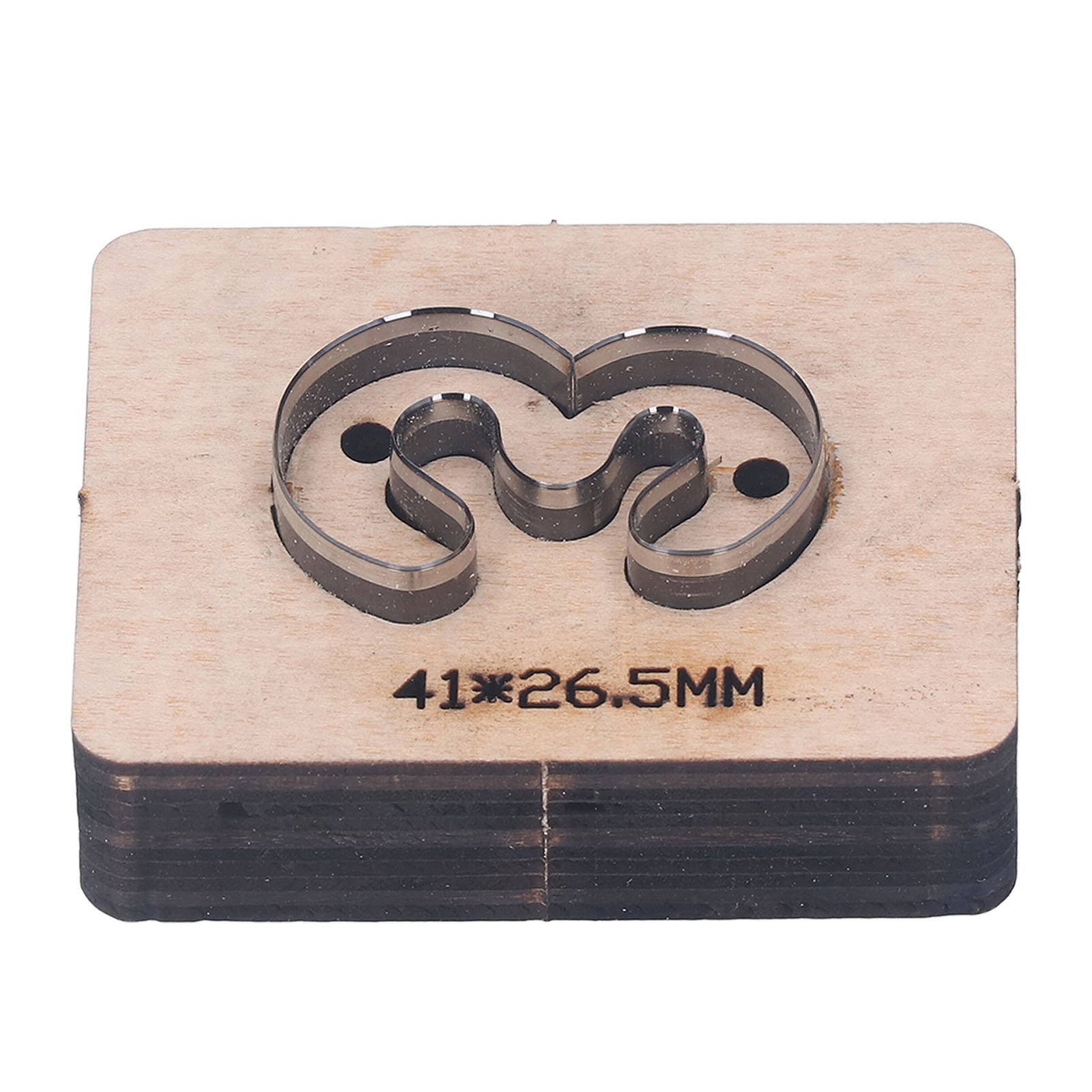 Set Mit 3 Ausstechformen In Form Der Zahl 3, Zum Ausstechen Von Leder, Holz Und Gummi, 41 X 26,5 Mm Lochform