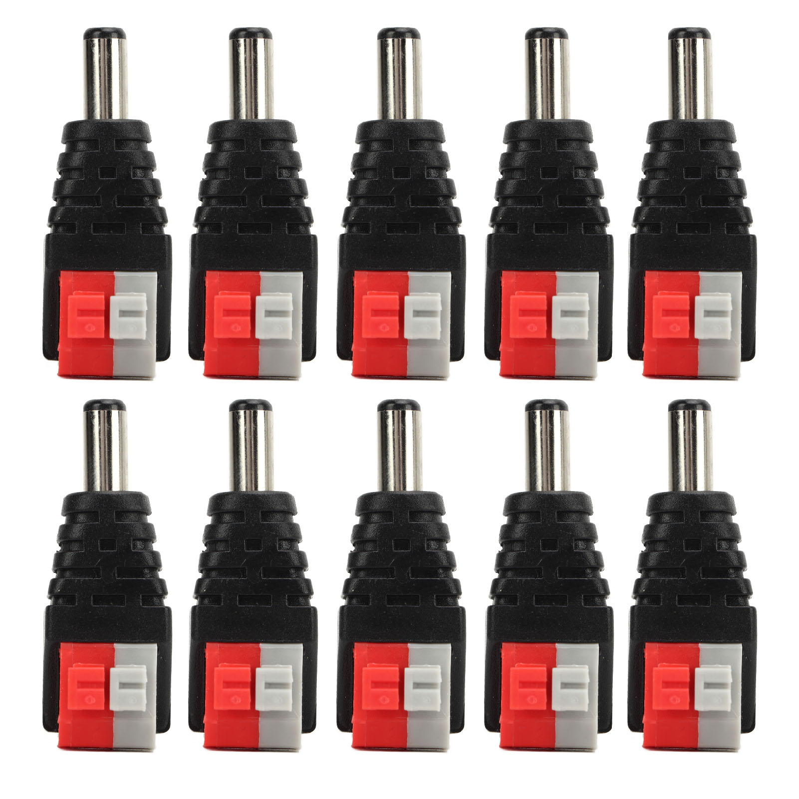 10-teiliger Bnc-stecker (männlich), Koaxialkabel Für Videoüberwachung, Rca-av-adapter, Kameraanschlussstecker