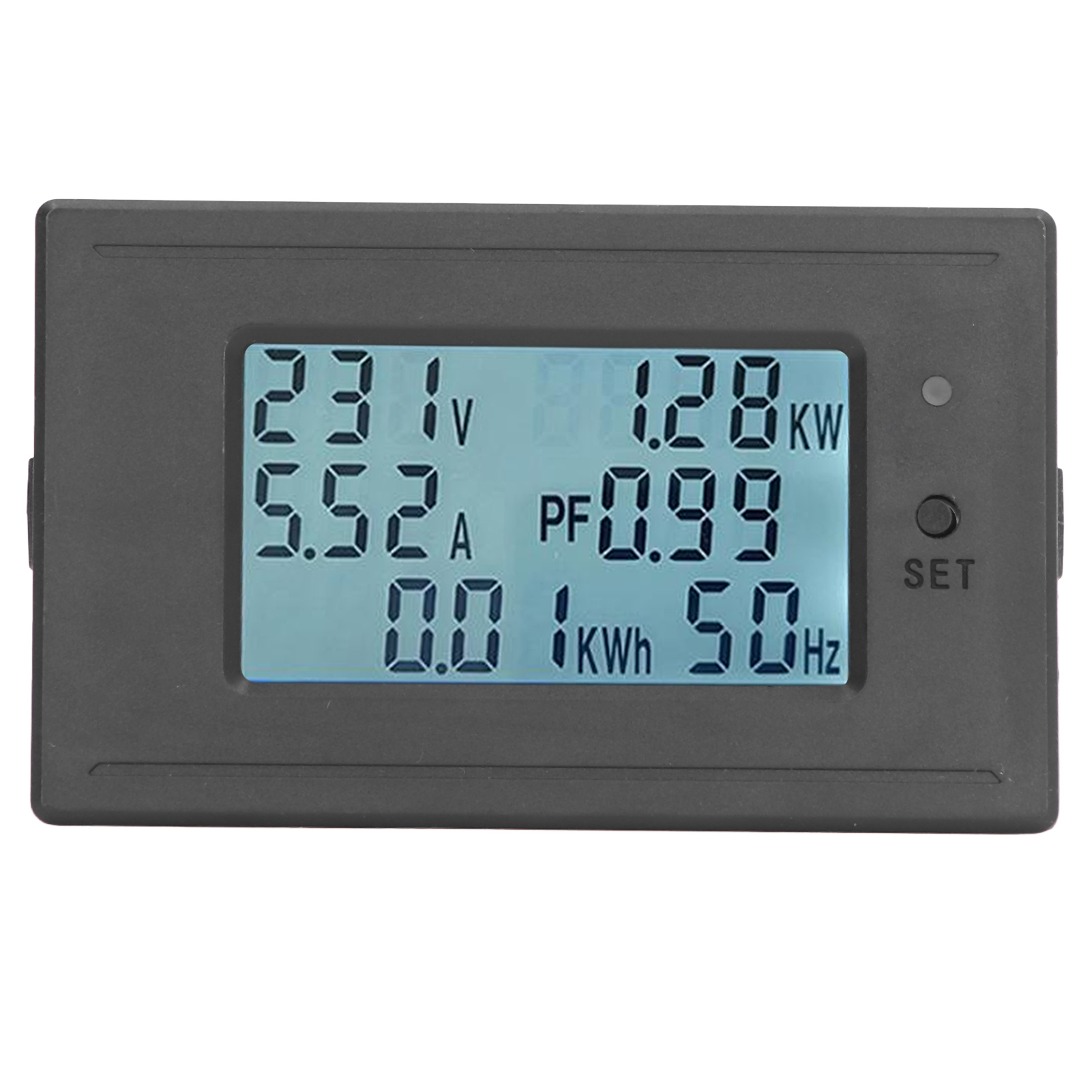 Voltmeter, Amperemeter, Lcd-hintergrundbeleuchtung, Batteriemonitor, Spannungs-, Strom- Und Temperaturanzeige, Dc 6-200v Ladeanzeige
