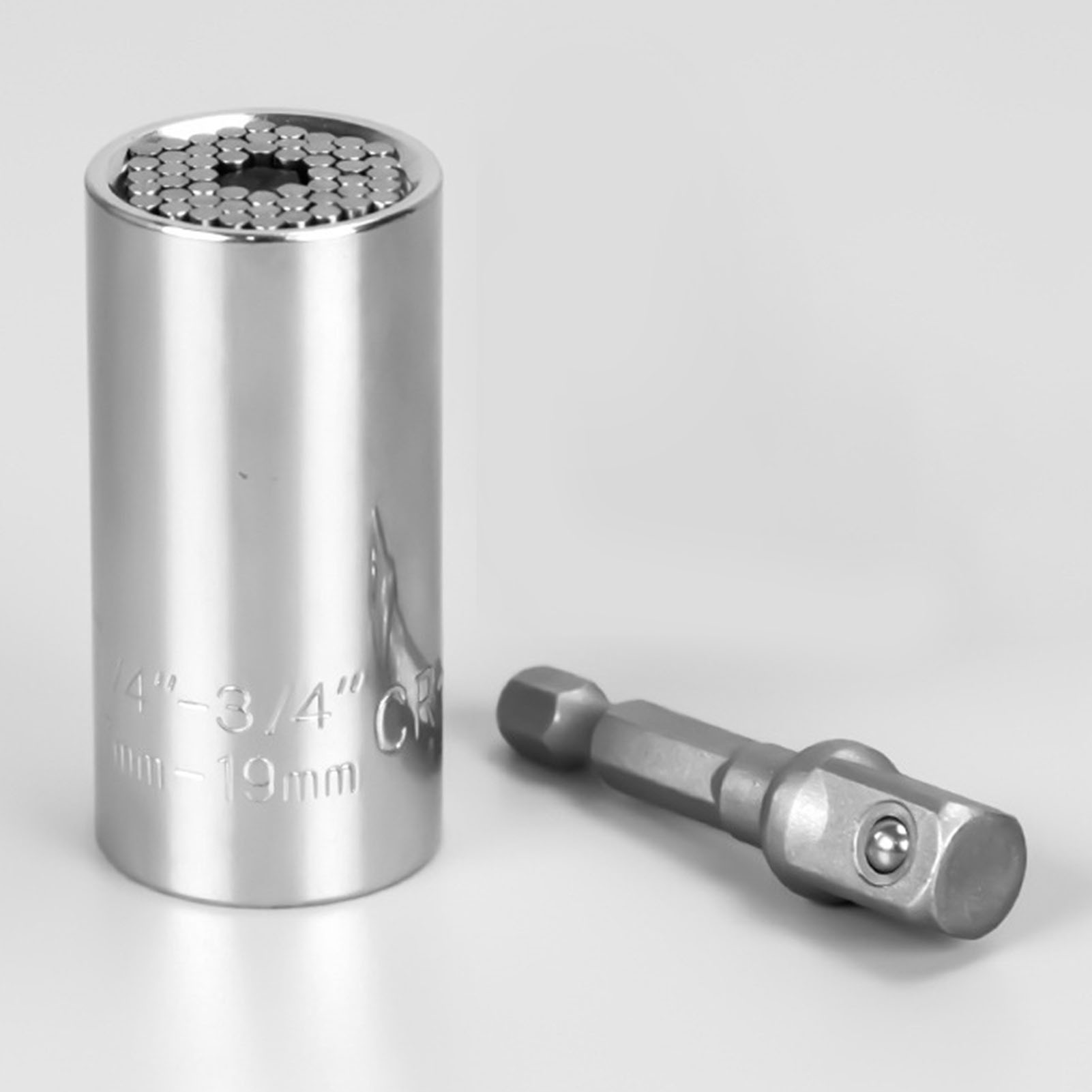 7–19 Mm Verlängerungsschaftadapter-bohrfutter, 3/8-zoll-bohrzubehörset, Stahlsteckschlüssel Und Verlängerung