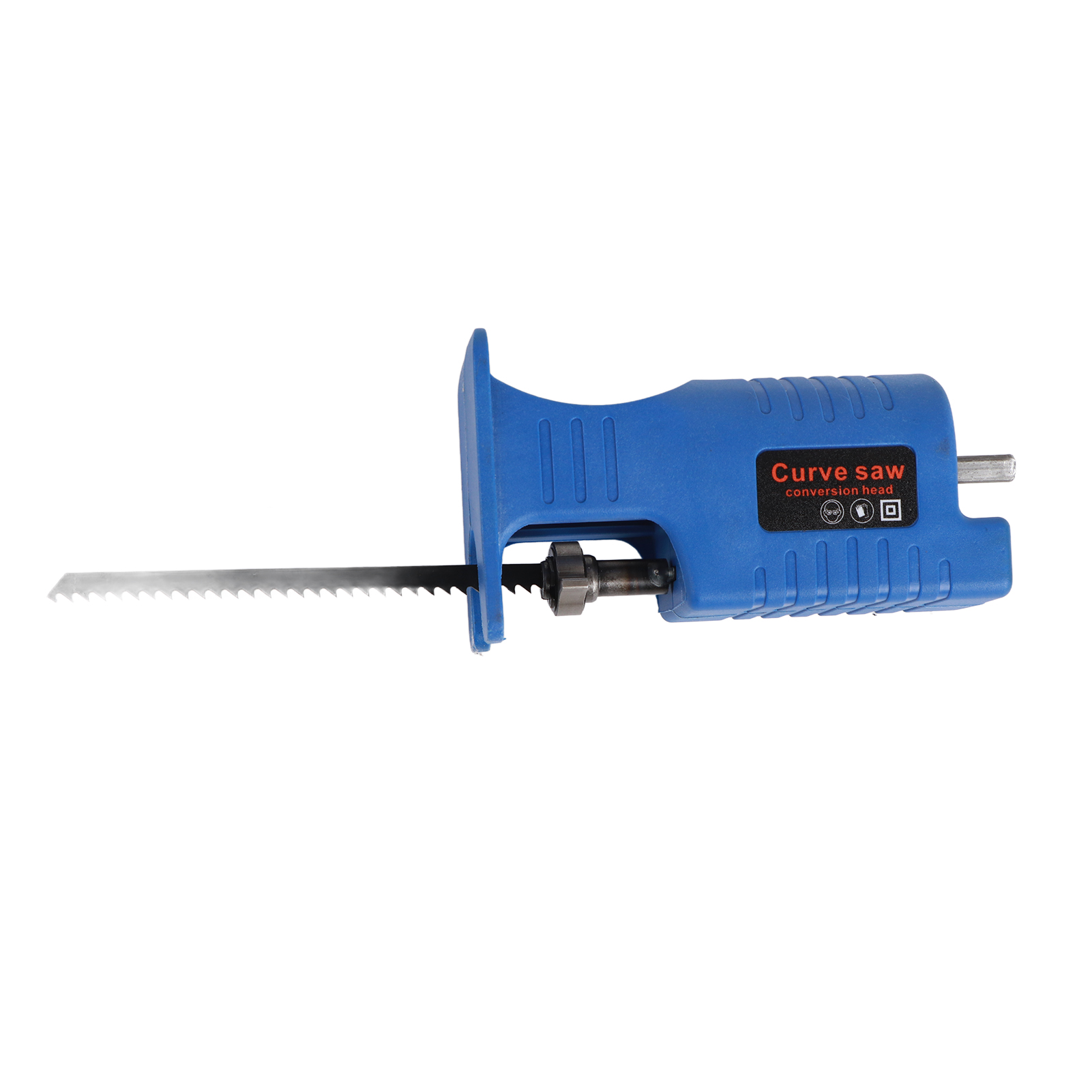 Blaues Elektrisches Bohrmaschinen-adapter-sägeset, Sicheres, Hochhartes Manuelles Set, 1 Adapter Mit 3 Sägeblättern