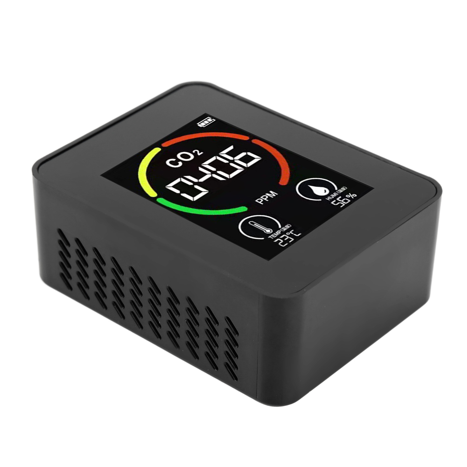 Co2-detektor, Luftqualitätsmonitor, Tvoc-tester, Thermometer, Hygrometer, Usb-aufladbar, Für Zuhause