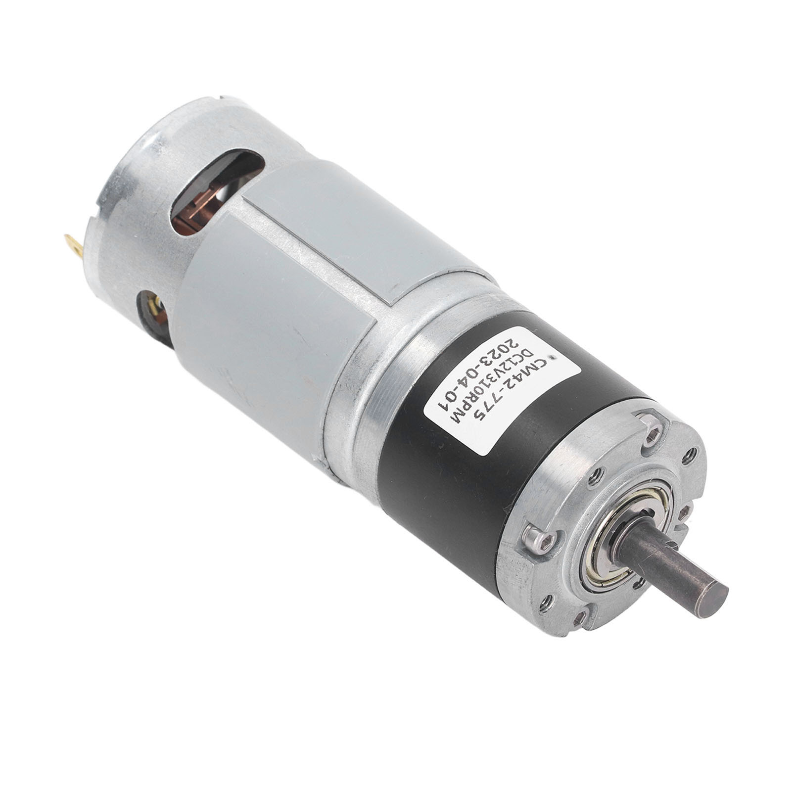 12-v-gleichstrom-planetengetriebemotor, Kupferrotor, Hohes Drehmoment, Bidirektionales Getriebe (cw/ccw), 310 U/min