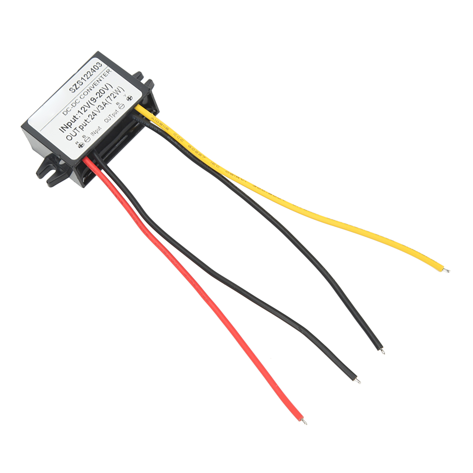 Dc 12v 9-20v Auf 24v 3a Aufwärtswandler, Ultradünnes, Wasserdichtes Boost-modul Für Elektrische Geräte
