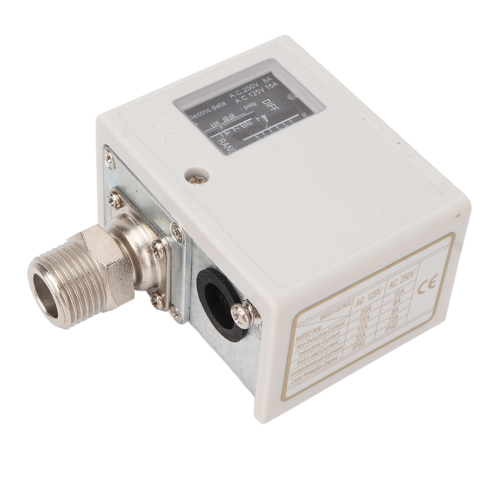 Luftdruckschalter Für Kompressor, Trockner, Kesselsteuerung, 30 Bar, Hochleistungsausführung, Ac 125 V/250 V, G1/4