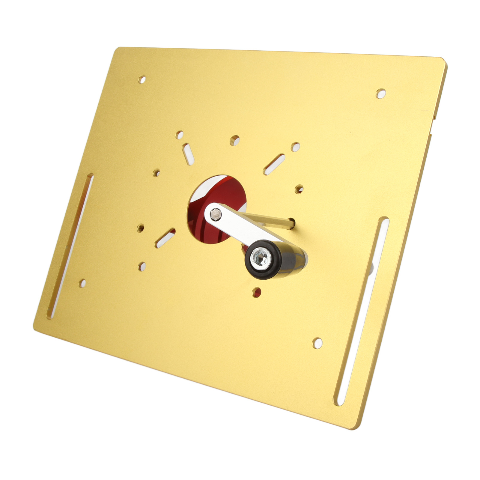 Manuelle Hebevorrichtung Für Frästisch, Hebesystem-set Für Spindelfräse, Goldene Metallgrundplatte, Einsatz Für Arbeitstisch