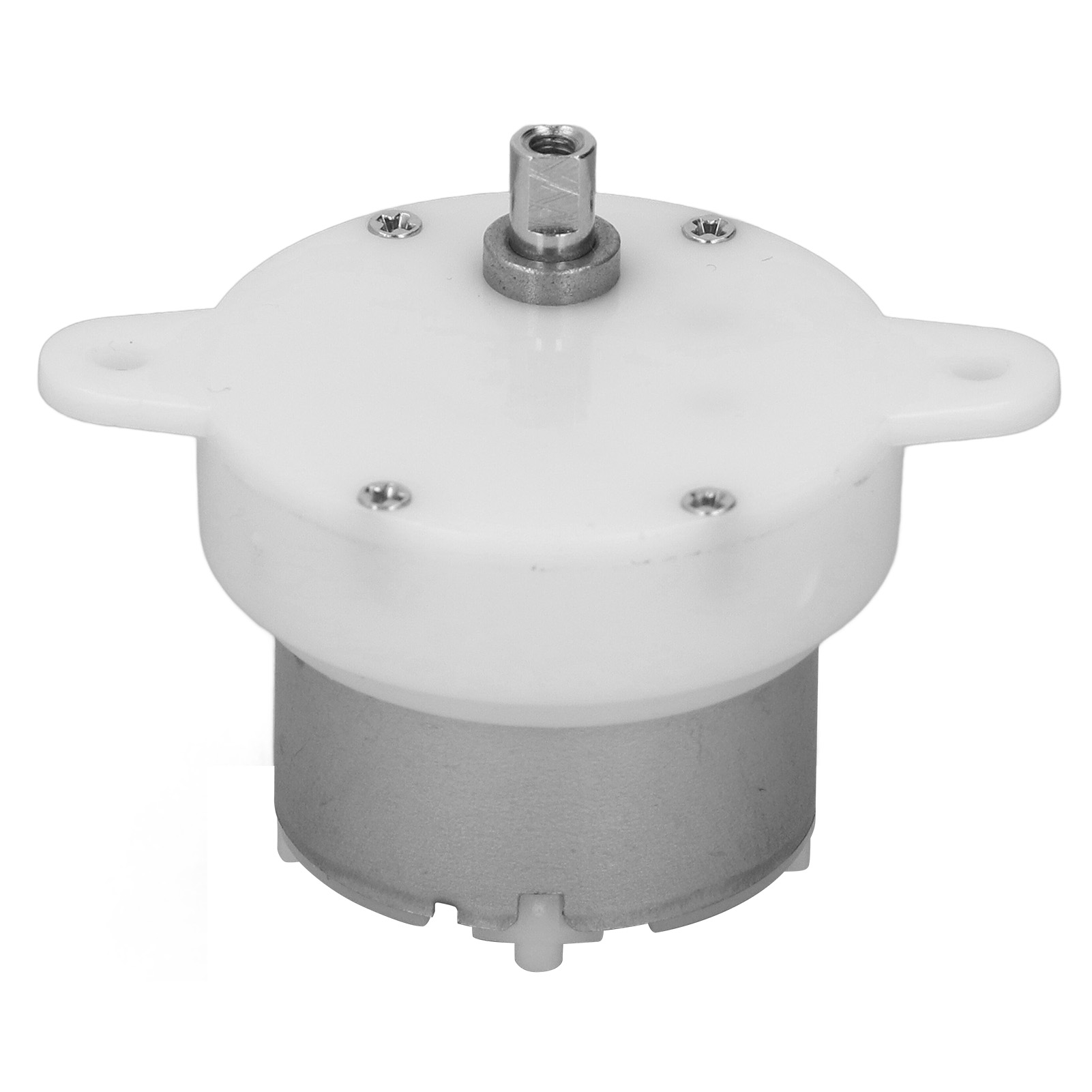 12v Gleichstrommotor, 10 U/min, Hohes Drehmoment, Zylindrische Form, Leises Untersetzungsgetriebe, Zahnräder, Langsame Drehzahl, Klemmwelle, Geringe Geräuschentwicklung.