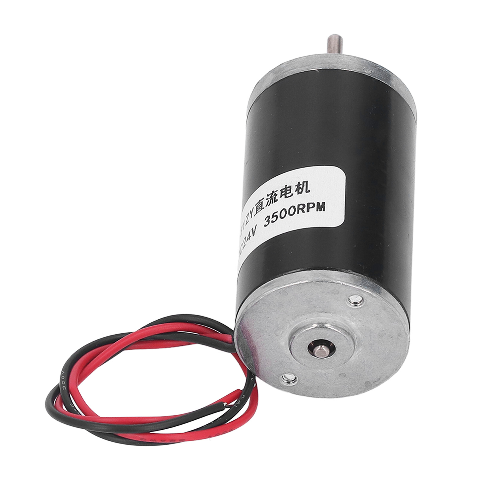 Gleichstrommotor, 24 V, 3500 U/min, Getriebe, Selbsthemmend, Aluminiumgehäuse, Messingspule, Leistungsstarkes Getriebe, Für Industrielle Anwendungen