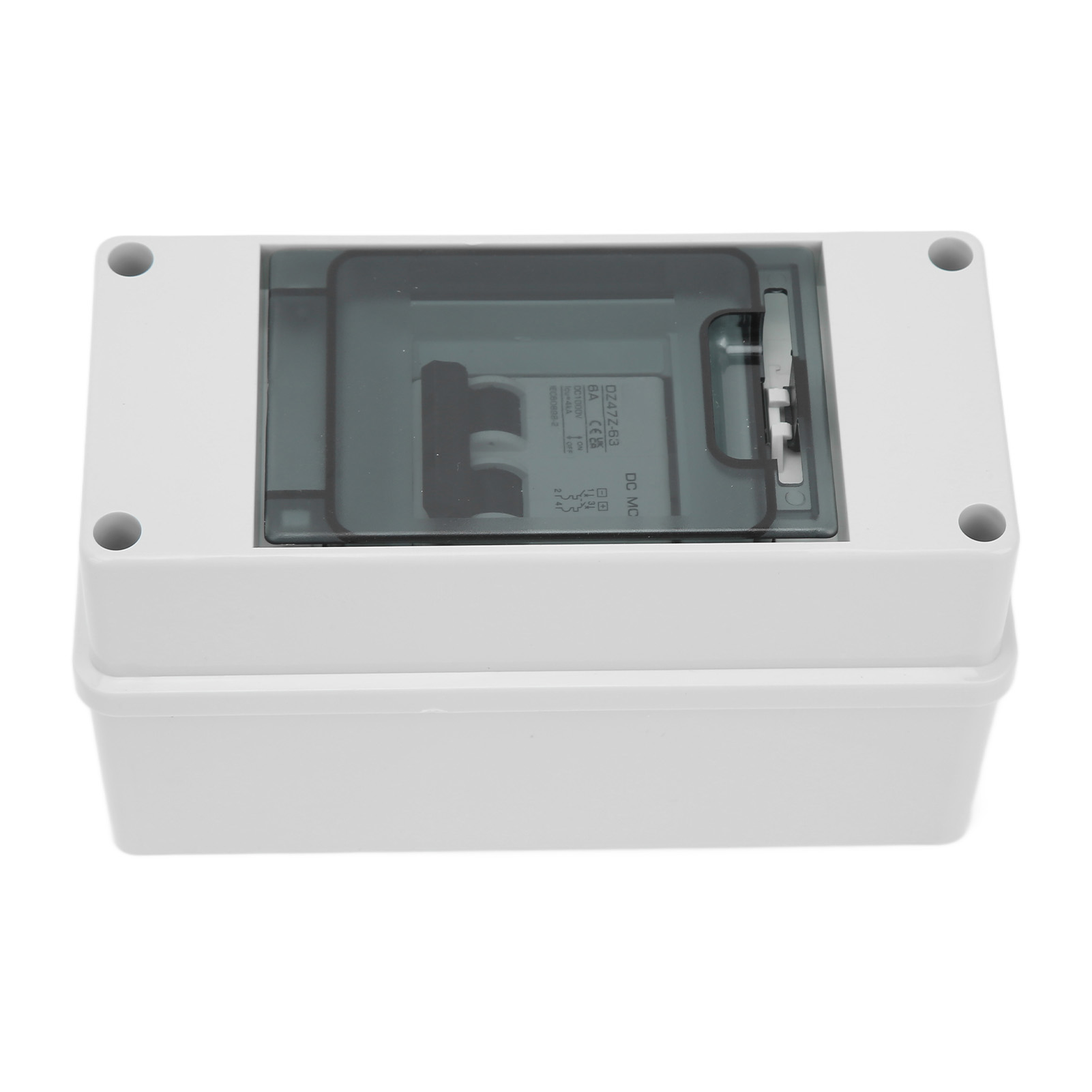 2-poliger 1000v Dc 6a Leitungsschutzschalter Mit Wasserdichtem Ip65-gehäuse Für Photovoltaik-solaranlagen