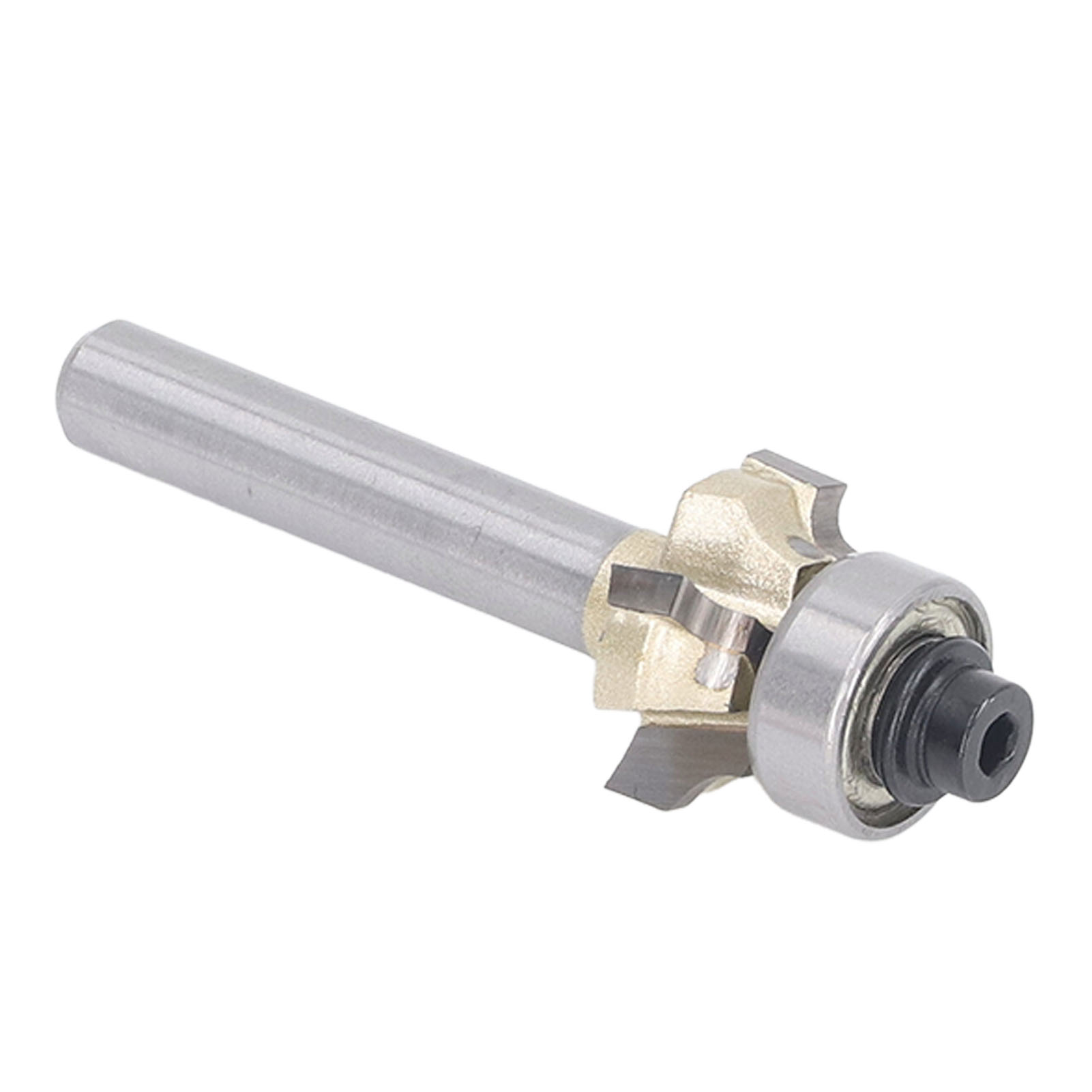 1/4"-schaft-vierschneider-fasenfräser, Abgerundete Schnittfläche R2,5 X 17,5 Mm, Holzfräser, Hohlkehlfräser