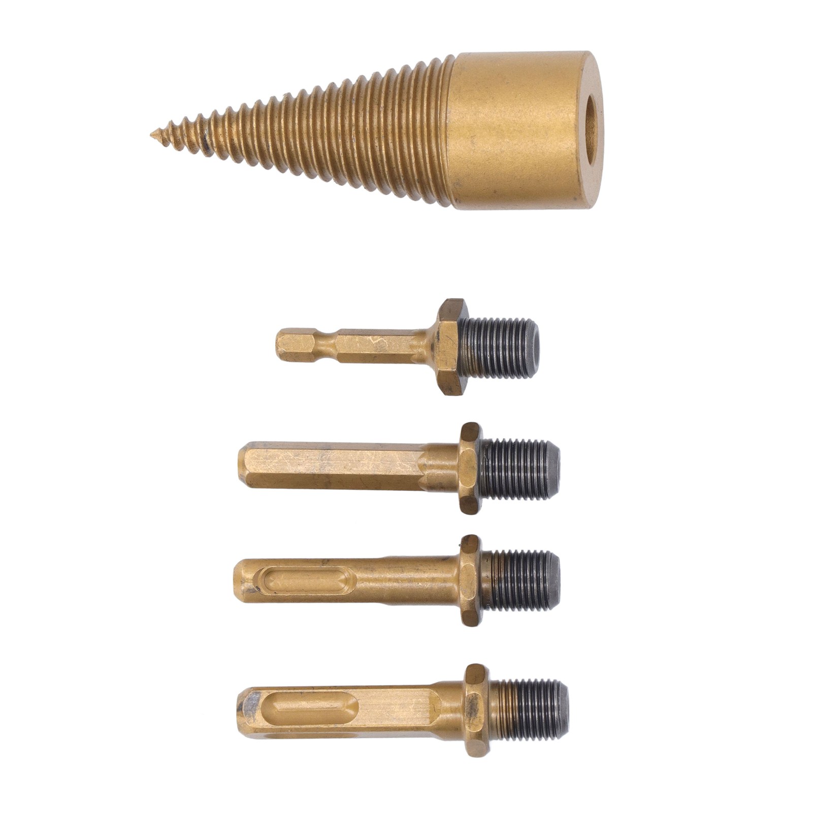 Set Mit 5 32-mm-holzbohrern, Holzspalter, C45-stahlkegelbohrer Mit Schaft