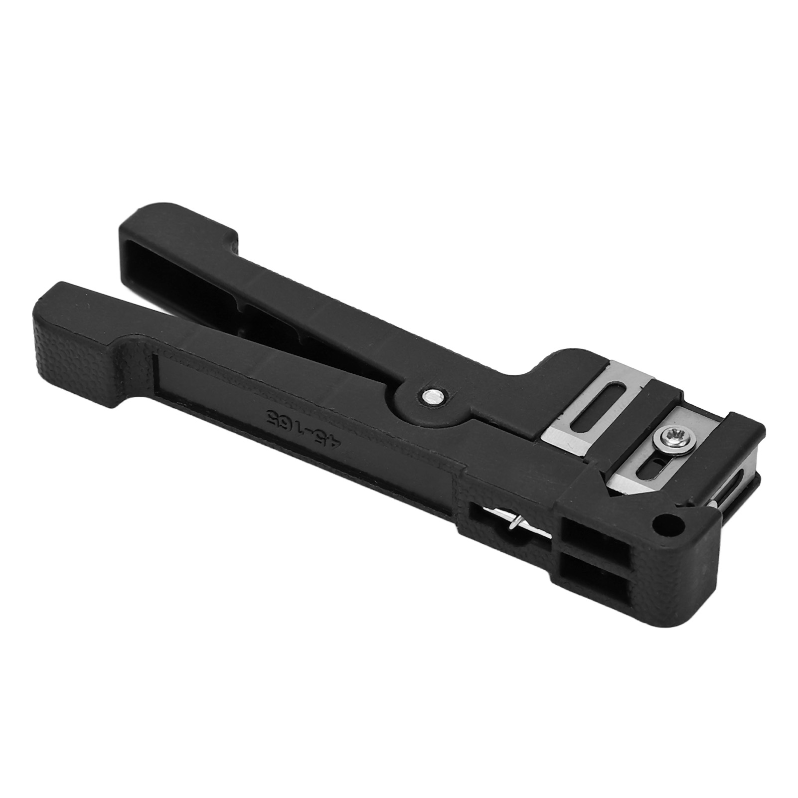 Abisolierzange Für Glasfaser-koaxialkabel, Schwarzes Handwerkzeug Für 4,8–7,9 Mm Ummantelte Schläuche, Verstellbarer Professioneller Kabelschutzschneider
