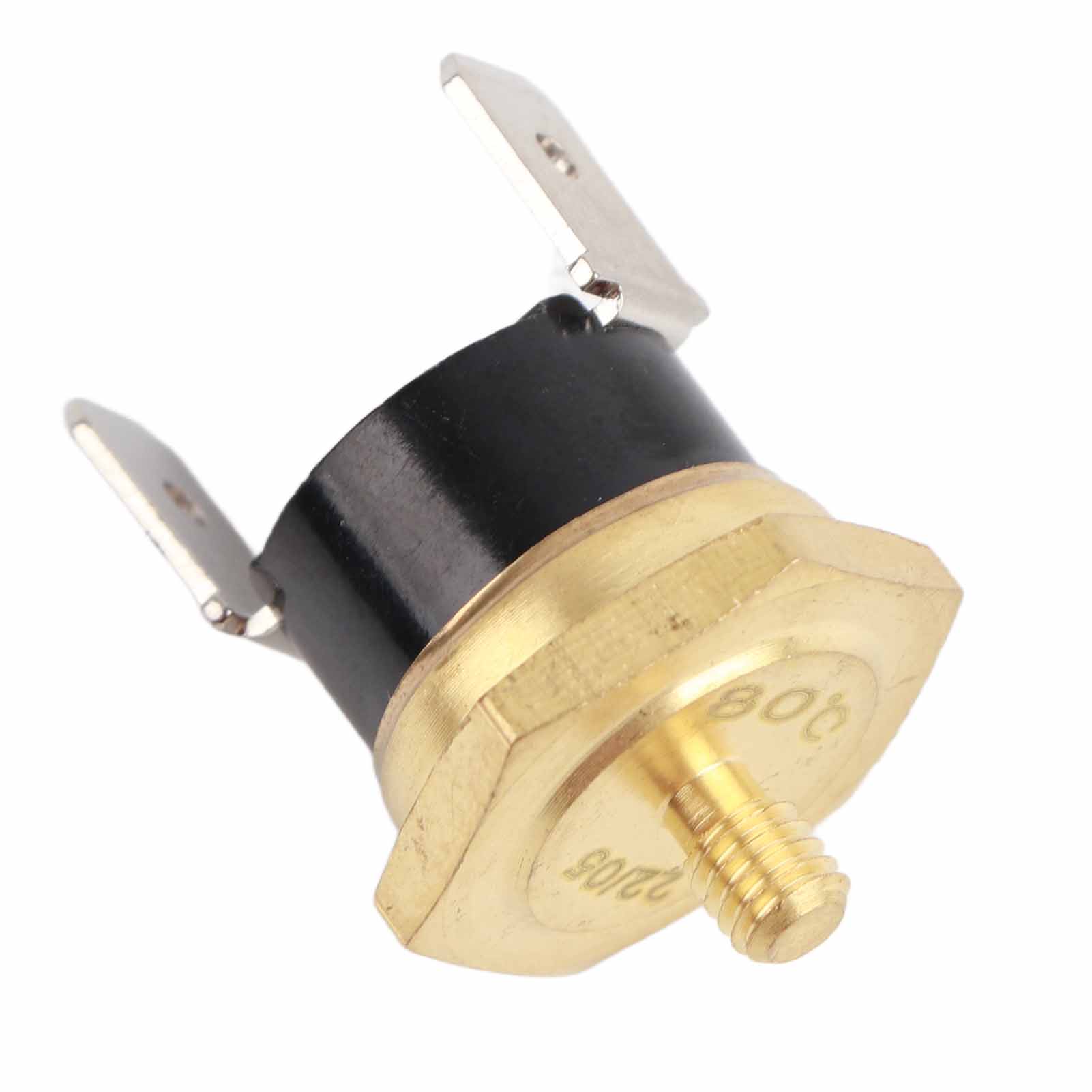 Ksd301 Kupferthermostat, 80 °c, 250 V, Normalerweise Geschlossener Bimetallschalter M4, Schnappscheibe, 5er-packung
