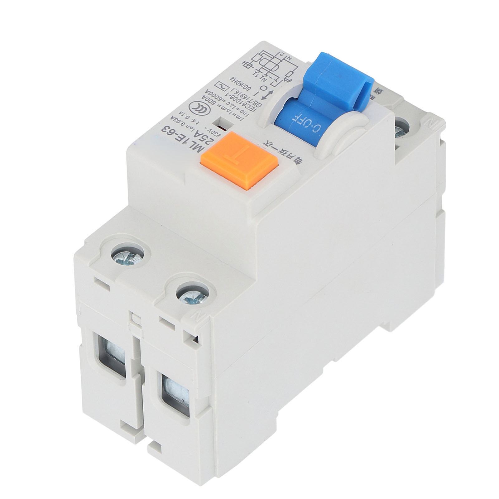 Miniatur-1p+n 25a 230v-leistungsschalter, Fehlerstromschutzschalter Zum Schutz Vor Leckströmen Auf Baustellen, In Gebäuden Und Elektrischen Anlagen.
