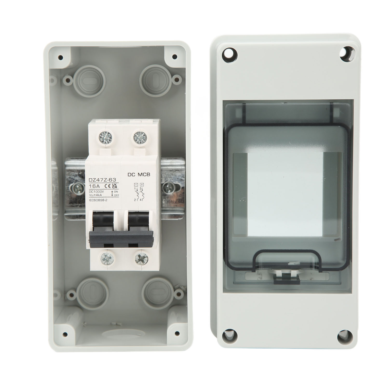 Miniatur-2p-16a-schutzschalter, Wasserdicht, Schutzart Ip65, 1000v Dc-trennschalter Für Photovoltaik-solaranlagen