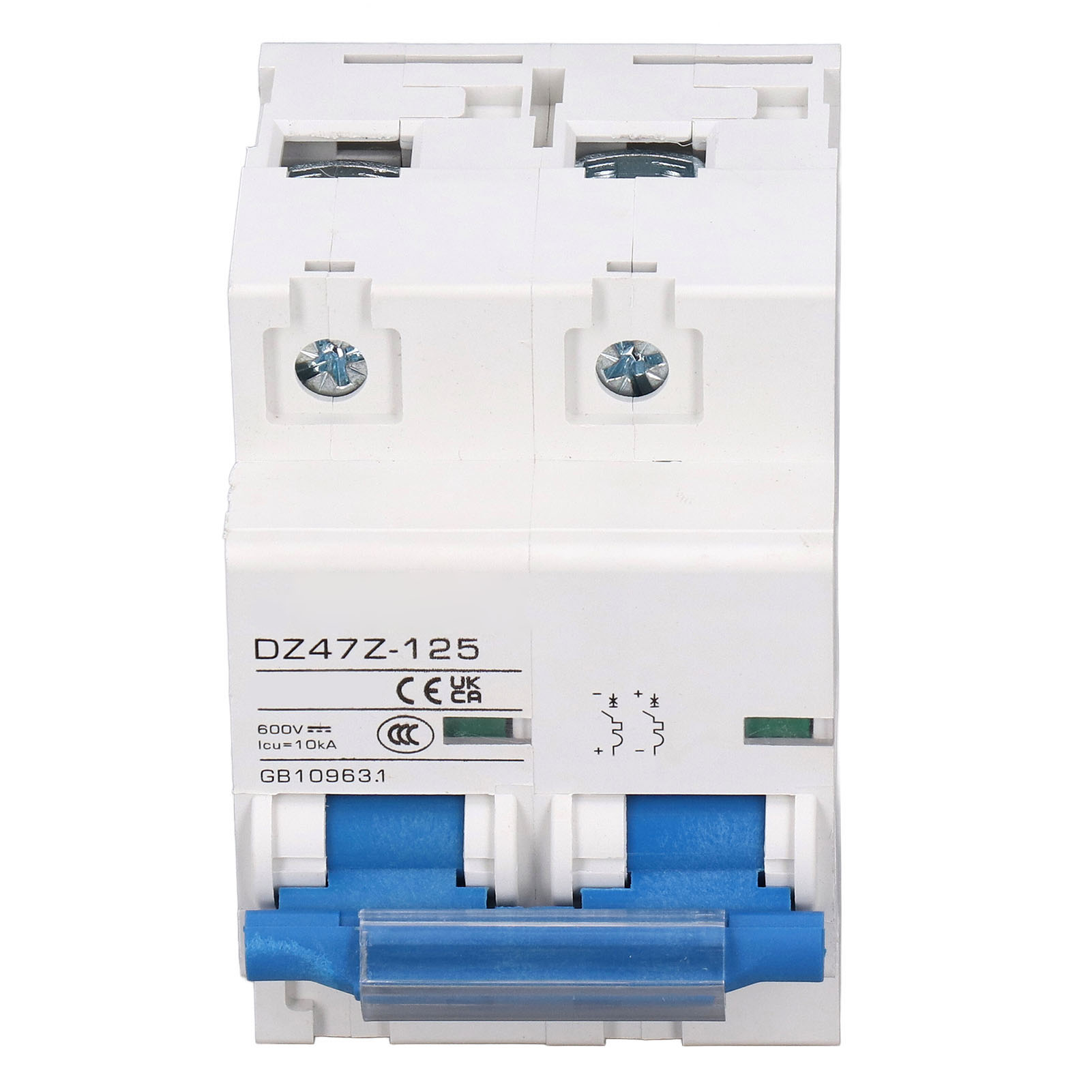 Miniatur-leistungsschalter 2p 10ka 100a 600v, Hochleistungs-trennschalter Für Photovoltaik-solarmodule Und -netze, D100, Gleichstromschutz.