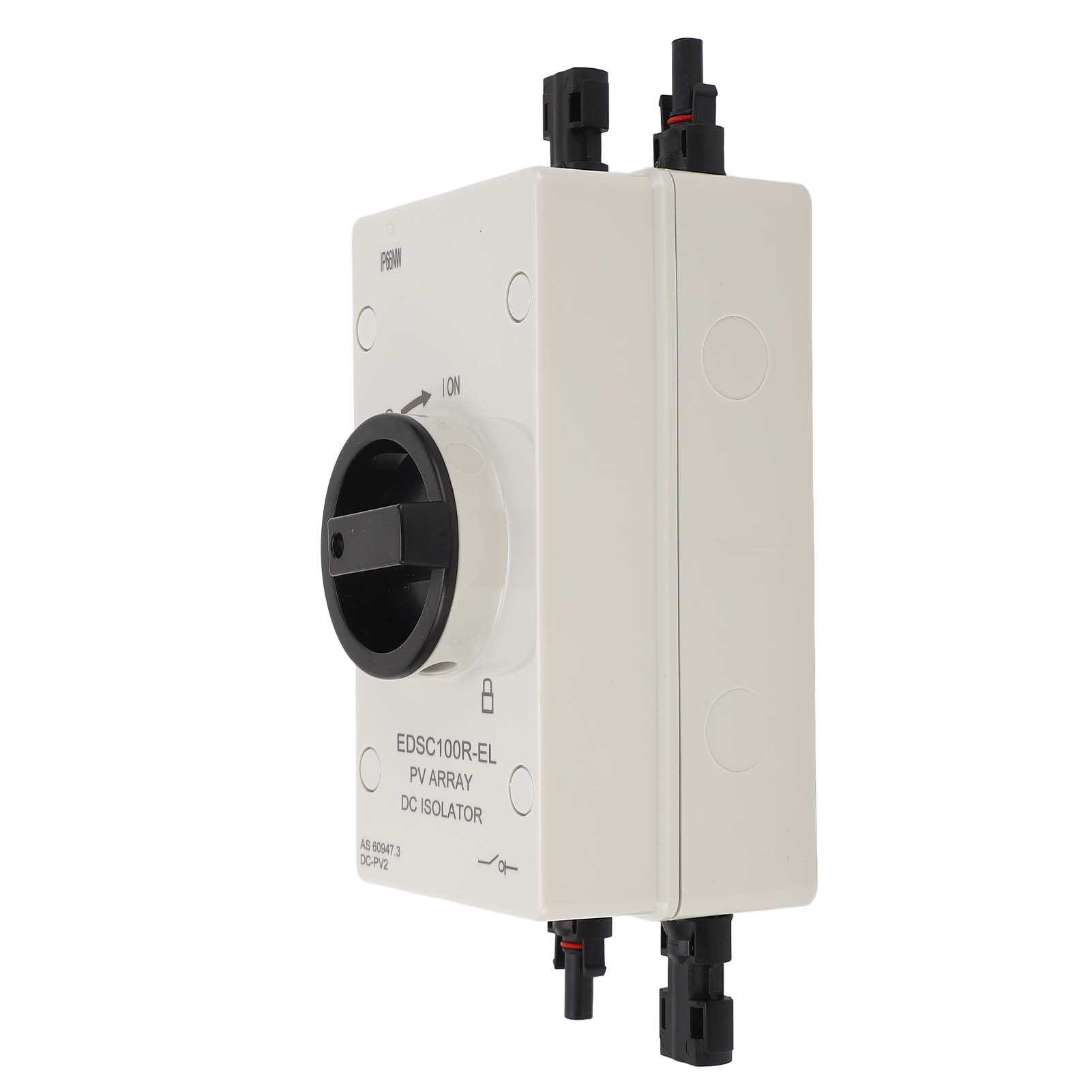 32a Ip66 Wasserdichter Dc-pv-trennschalter, 1000v Photovoltaik-schnellabschaltung, Wasserdichter Solartrennschalter