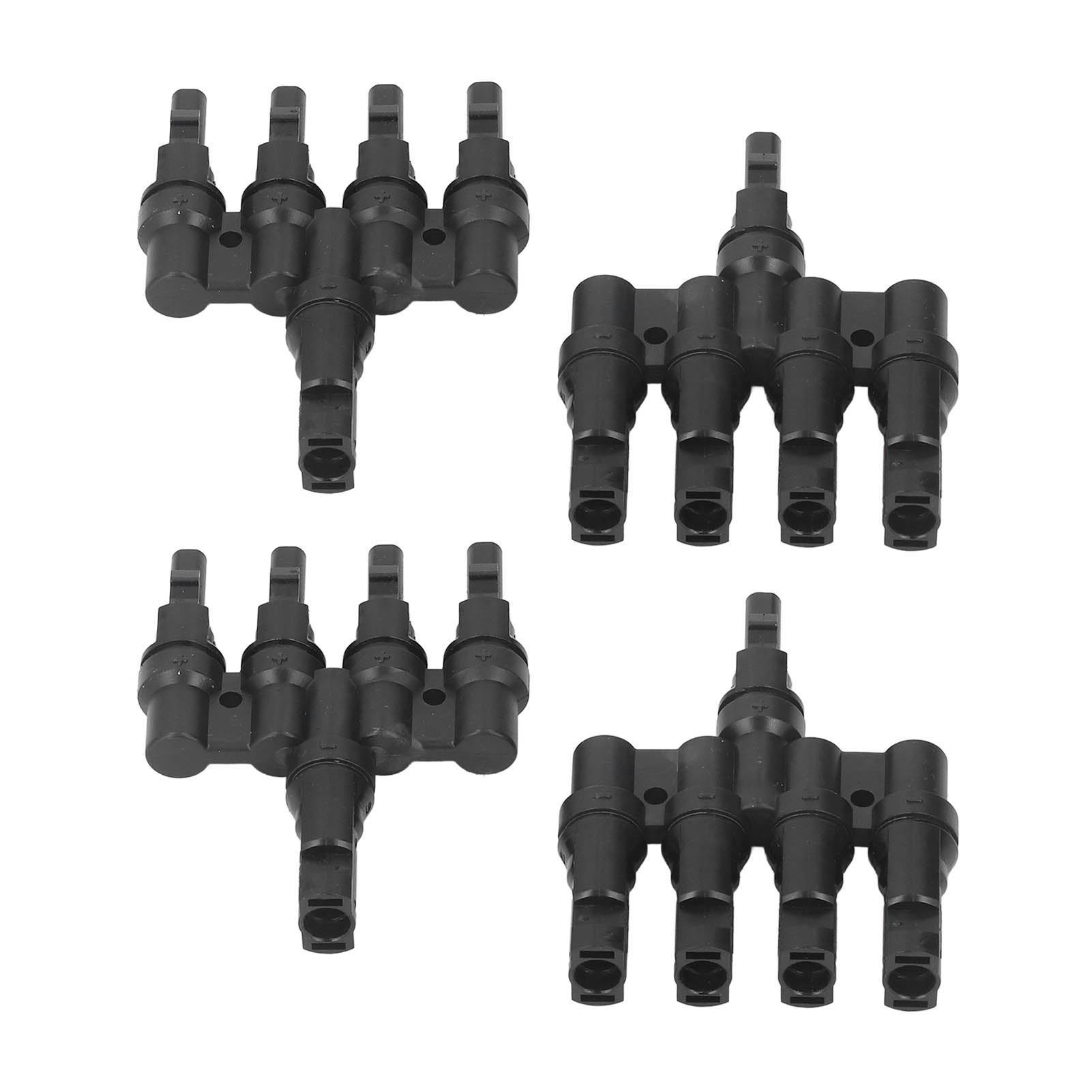 Set Mit 2 Pv-solarsteckern, Stecker Und Buchse (ppo-gehäuse), 1000-v-photovoltaiksystem, 4 Mm² Lt-kabel