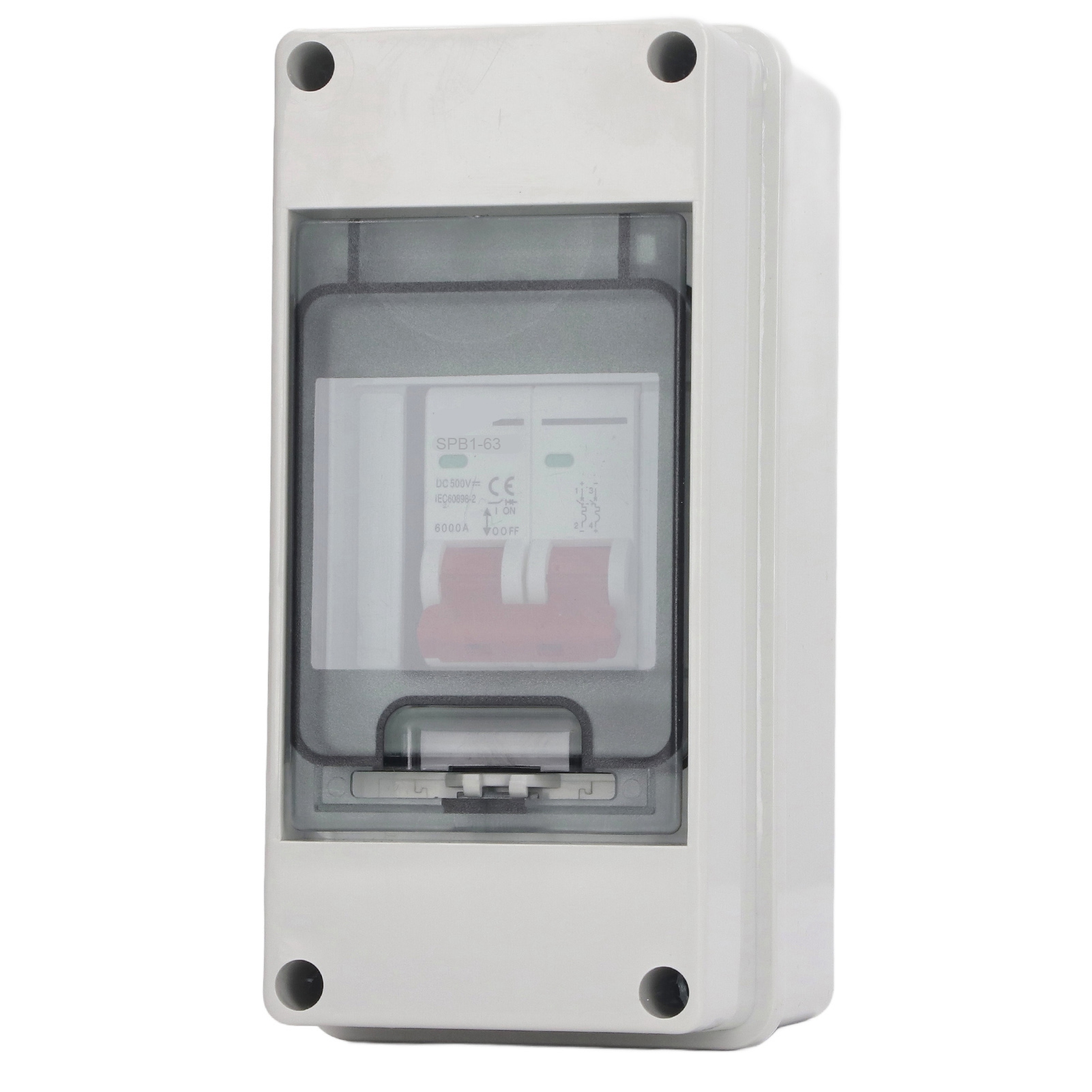 Dc500v 16a Ip65 Wasserdichter Trennschalter Für Solarmodule, Photovoltaik-trennschalter Für Den Außenbereich, Wasserdichtes Pv-gehäuse.