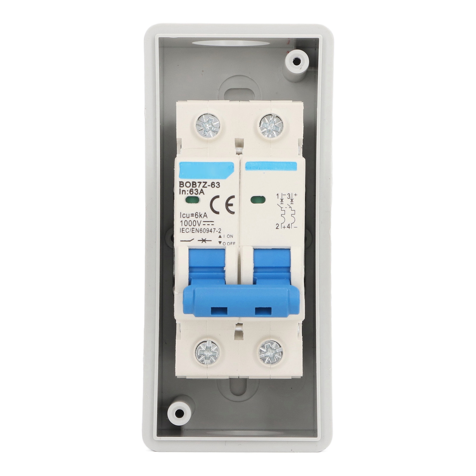 63a 1000v Pv-solar-trennschalter, Ip65 Wasserdichter Überspannungsschutz, Kompakter Miniatur-leistungsschalter Für Photovoltaikmodule.