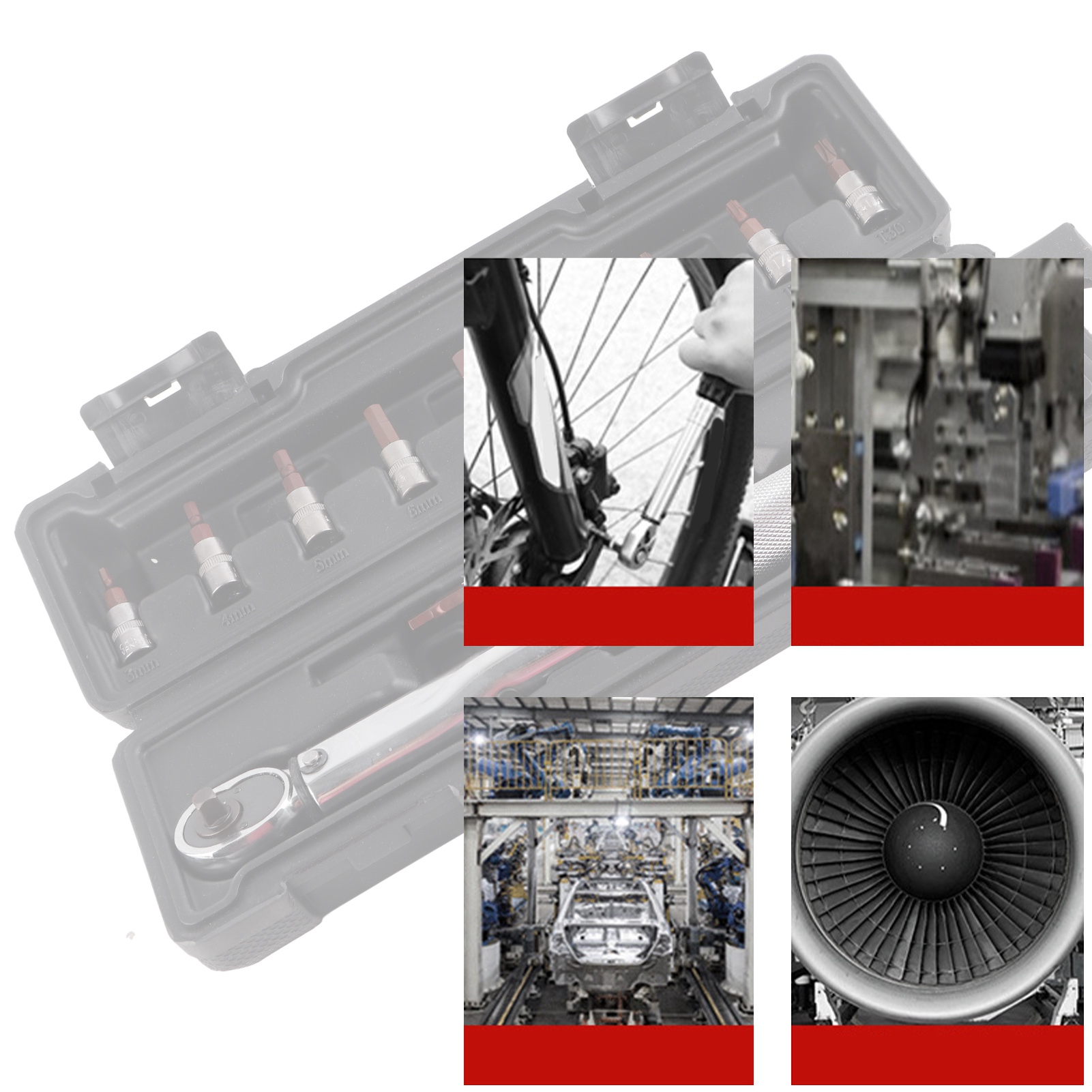 Set Mit 11 Voreingestellten 1/4"-drehmomentschlüsseln, 72 Zähne, Einstellbar 5-25 Nm, Manuelles Fahrradreparaturwerkzeug