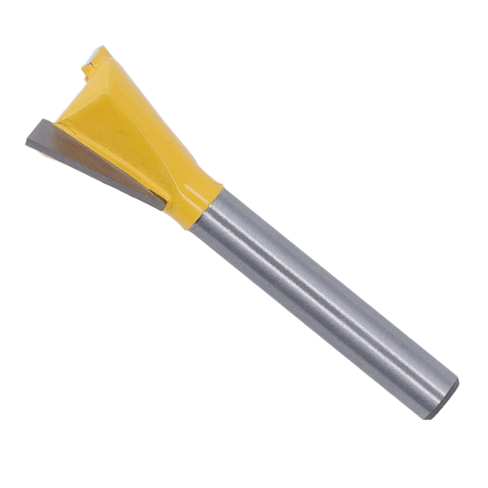 6 Mm Vollhartmetall-fräser Mit Geradem Schaft Und Gelber Ptfe-beschichtung, 5/8" Durchmesser, Holzfräser, Fräswerkzeug Für Die Holzbearbeitung