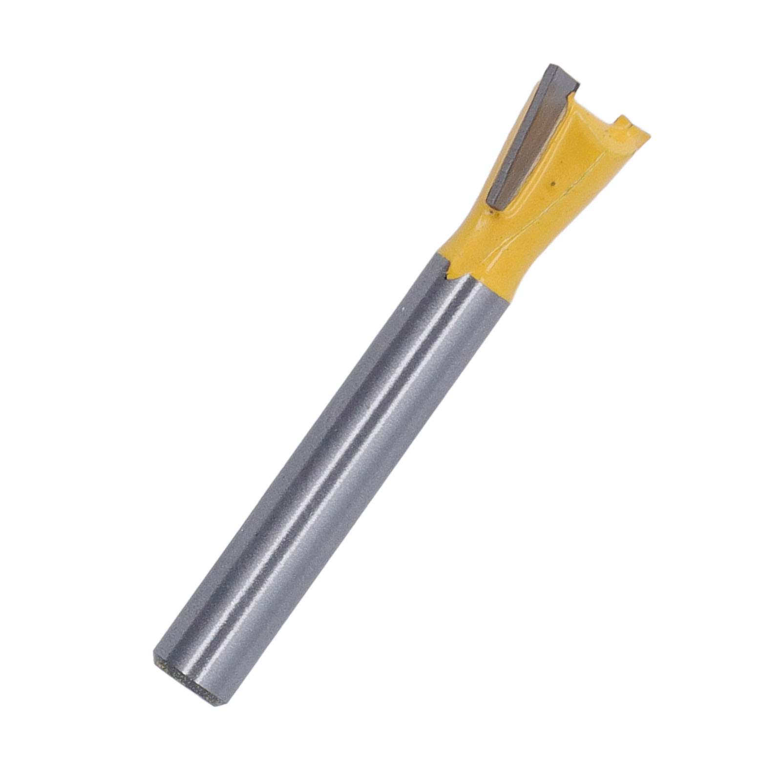 6 Mm Vollhartmetall-nutfräser Mit Geradem Schaft Und Gelber Ptfe-beschichtung, Holzfräse, Wolframkarbid-schneidwerkzeug, 3/8-nutfräser, Holzbearbeitungswerkzeug.