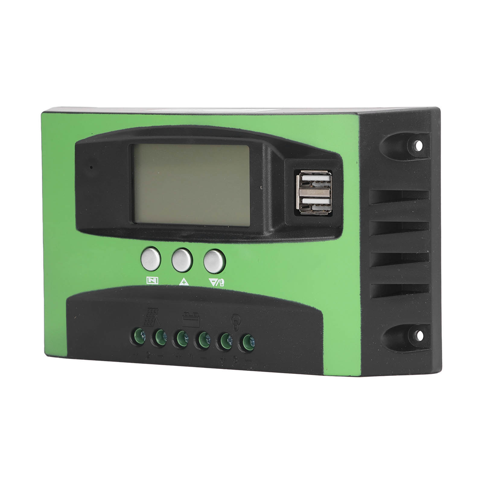 Intelligenter Solarladeregler 12v 24v 100a, Lcd-bildschirm, Photovoltaikmodul, Automatischer Spannungsregler, Energiemanagementgerät Für Solaranlagen.