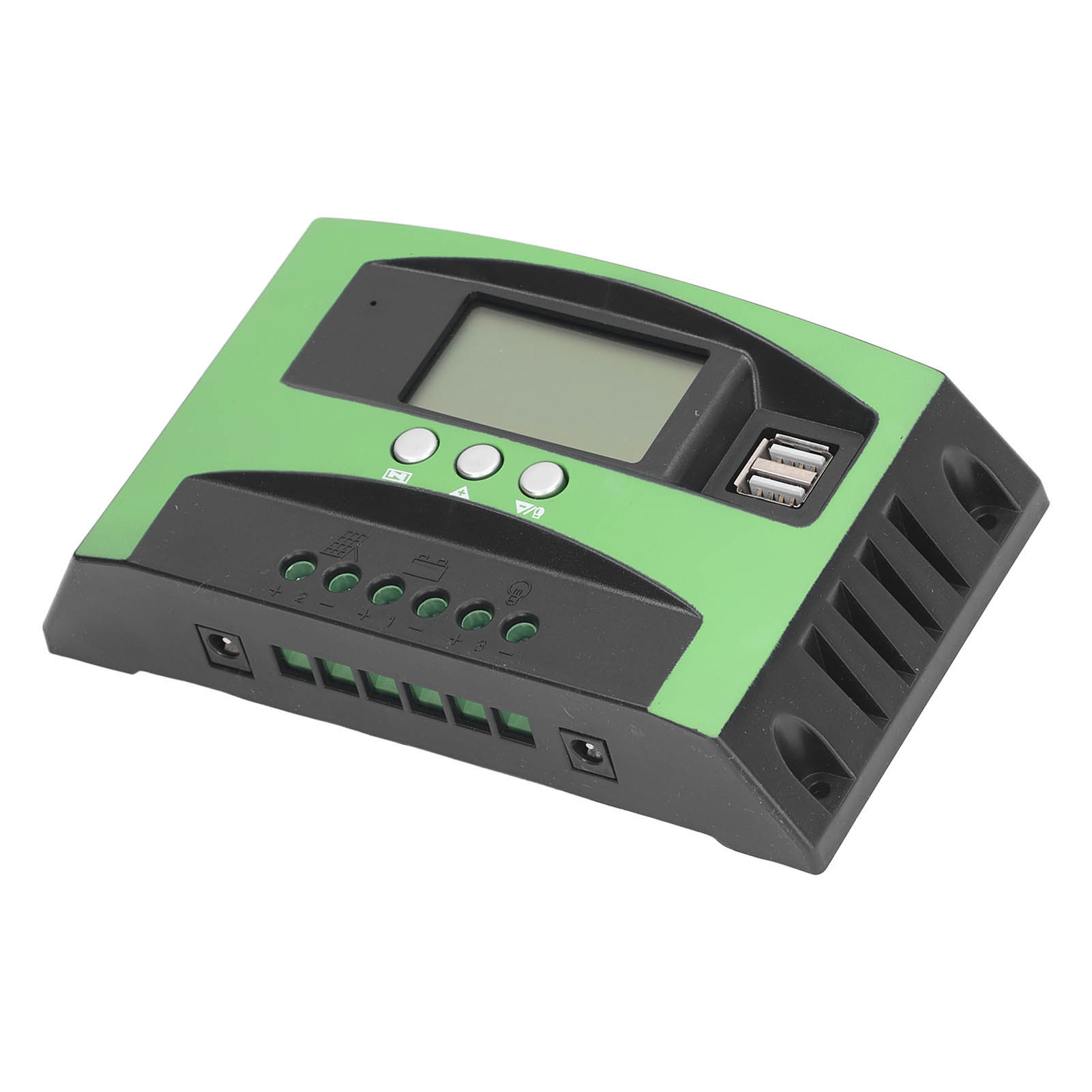 Intelligenter 30a 12v/24v Solarladeregler Mit Lcd-display, Photovoltaik-regler Für Solarmodule, Digitalanzeige, Automatischer Spannungsregler