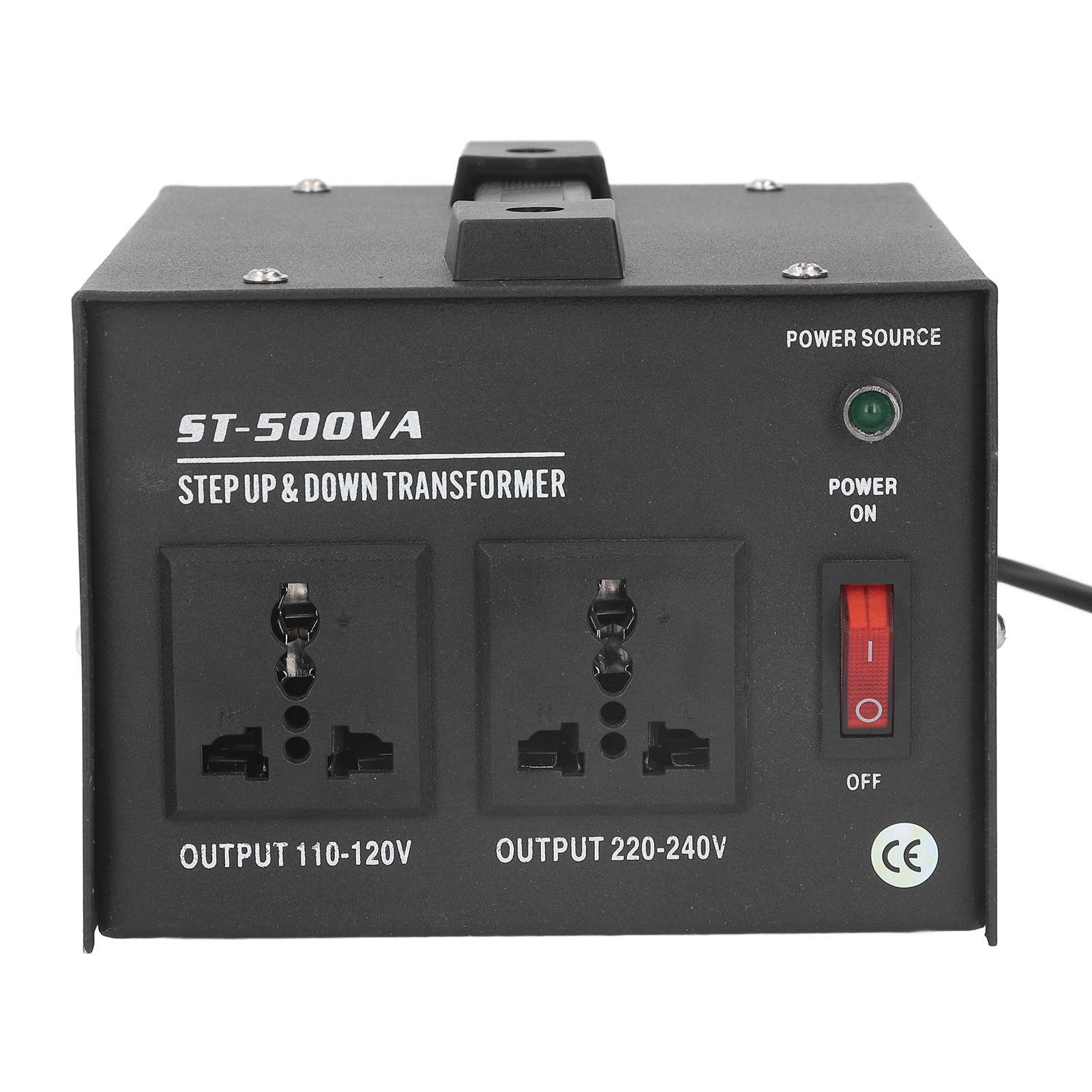 500-w-abwärtstransformator, Hochleistungs-spannungswandler, Einstellbarer Ausgang 110 V/220 V, Eingang 110-120 V/220-240 V, Eu-stecker, Für Den Privaten Und Gewerblichen Gebrauch.
