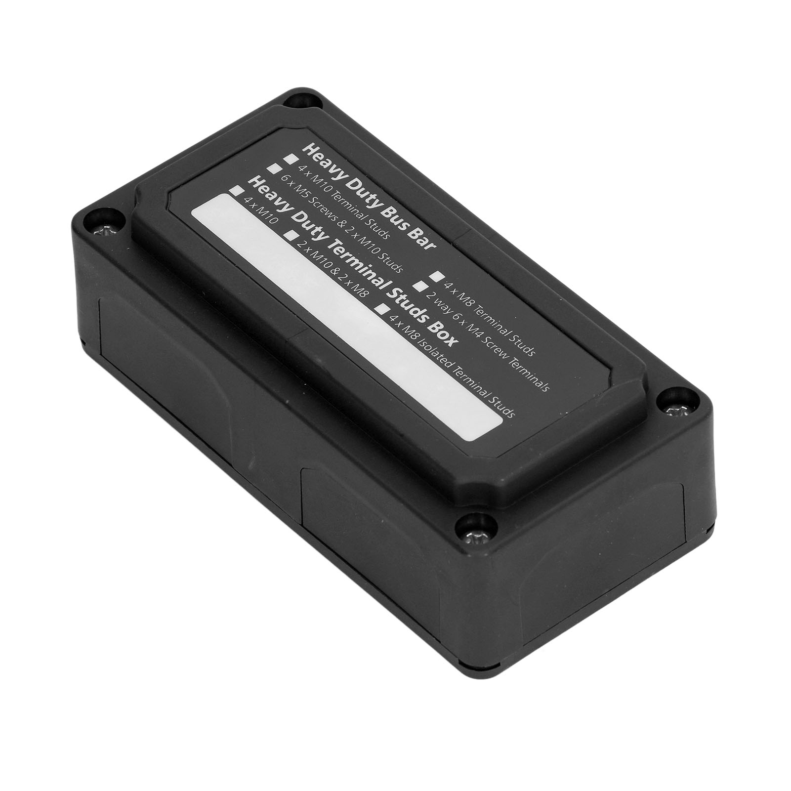 300-a-48-v-gleichstrom-verteilerblock, M8-klemmenblock, Schwarz, Für Auto Und Boot