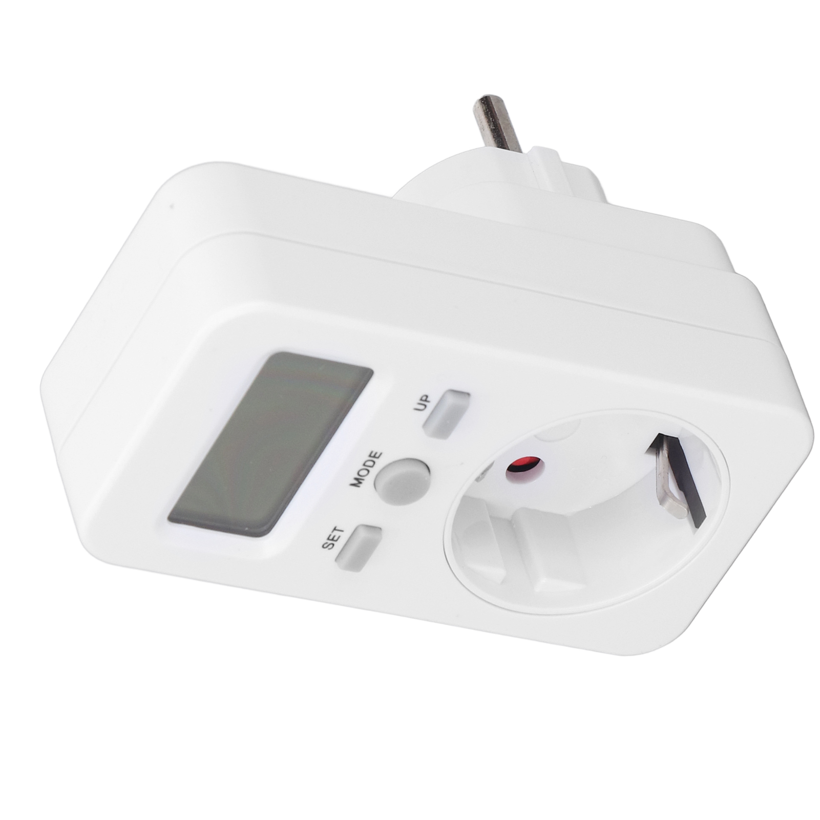 Stromverbrauchsmesser Mit 230-v-eu-stecker, Intelligenter Energiemonitor Mit Lcd-bildschirm, Stromprüfer Für Zuhause, Spannungs- Und Leistungsmessung, Stromverfolgungsgerät