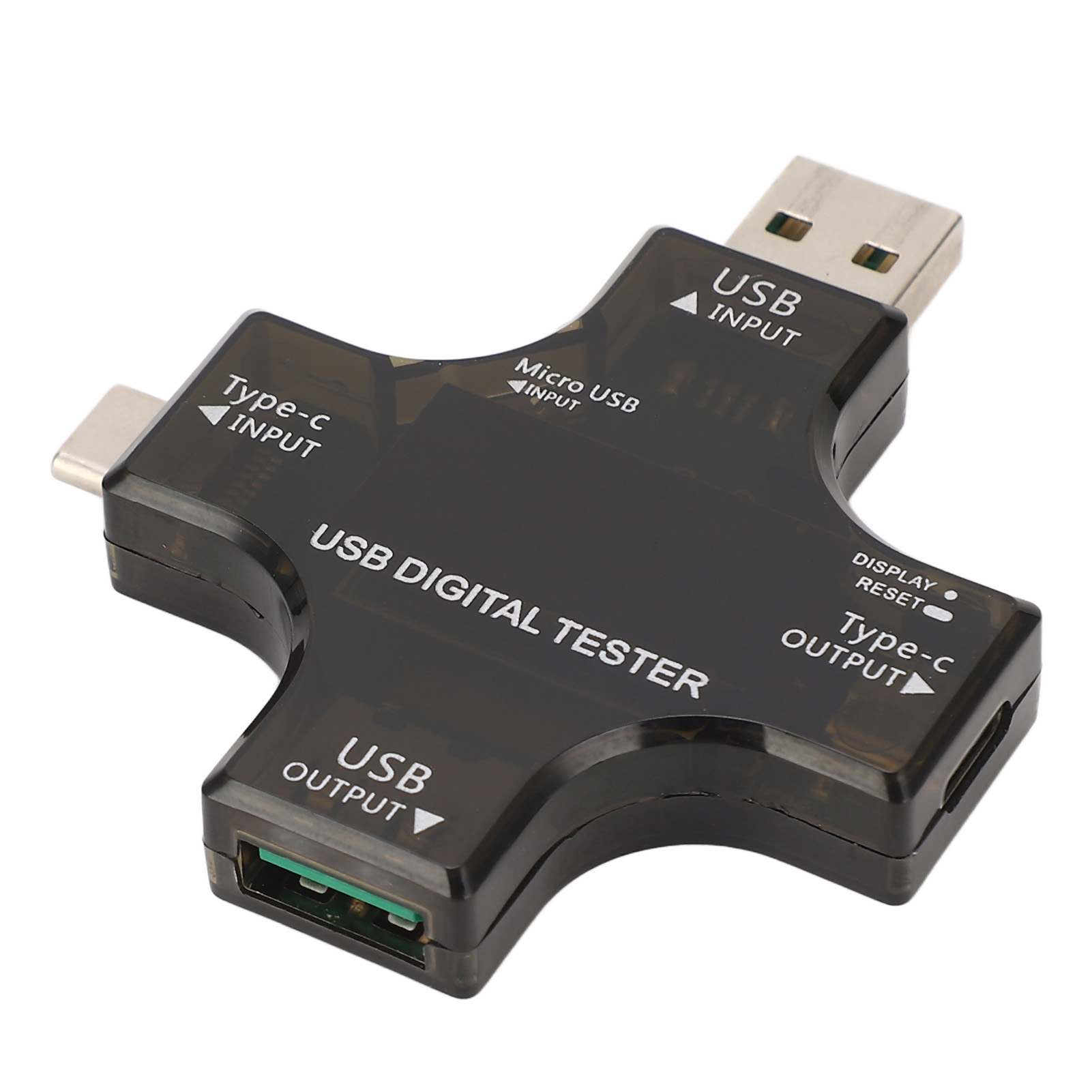 Usb-typ-c-spannungs- Und Strommessgerät, Farb-lcd-bildschirm, 2-in-1-schnittstelle, Bluetooth-kommunikation, 3,6–32-v-wattmeter
