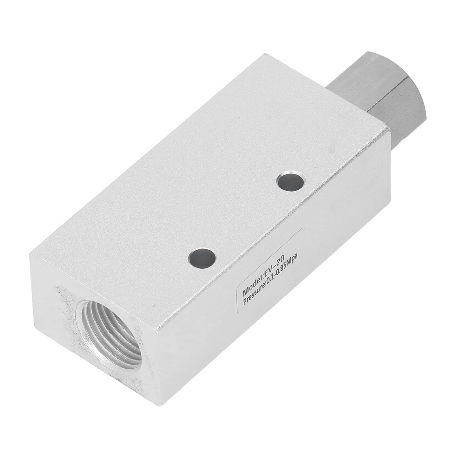 Pneumatischer Vakuumerzeuger, Druckluftausstoßer, Anschlussstück Aus Aluminiumlegierung, Hoher Durchfluss, Ev-20-ventil