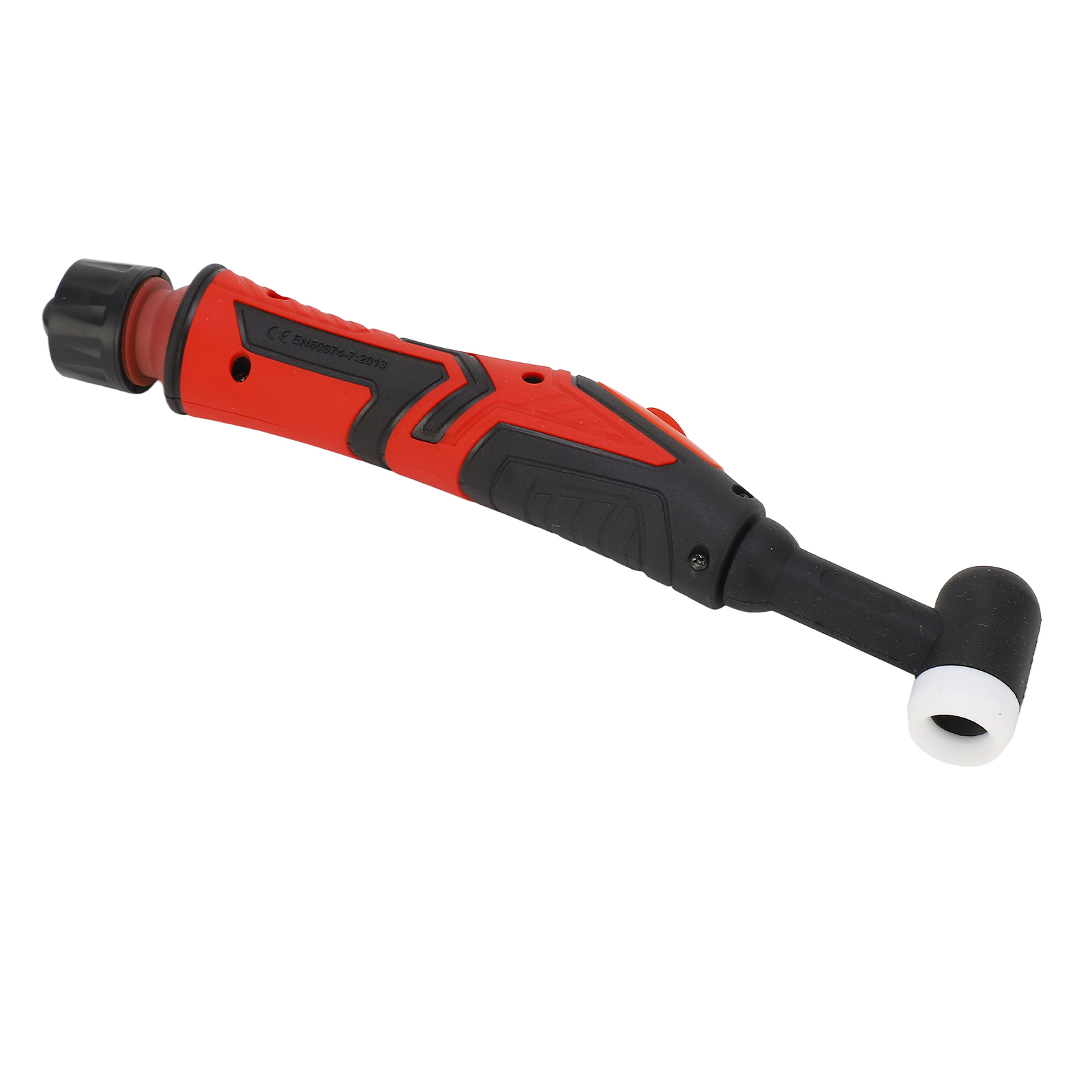 Wig-brennerkopf Mit Ventil, 360° Drehbarem Griff, Gerändelter Oberfläche, Luftgekühlter Wig-brenner, Schwenkbarer Düse, Ergonomischem Schweißzubehör.