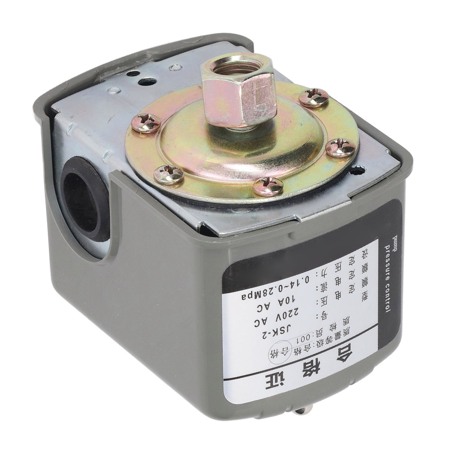 Druckschalterregler Für Wasserpumpen 0,14–0,28 Mpa, Steuerschalter Mit 1/4"-npt-innengewinde, Druckschalter Für Hydrauliksysteme