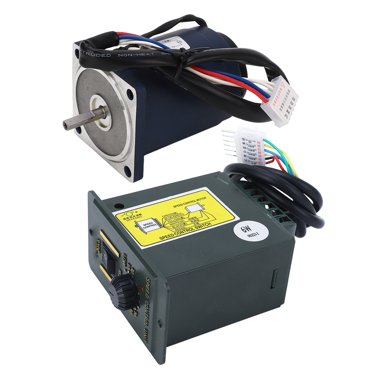 6-w-getriebemotor, Hohes Drehmoment, Leise, Hitzebeständig, Reversible Drehzahlregelung Mit Dimmer, Ac 220 V, 2800 U/min (10–2800 U/min)