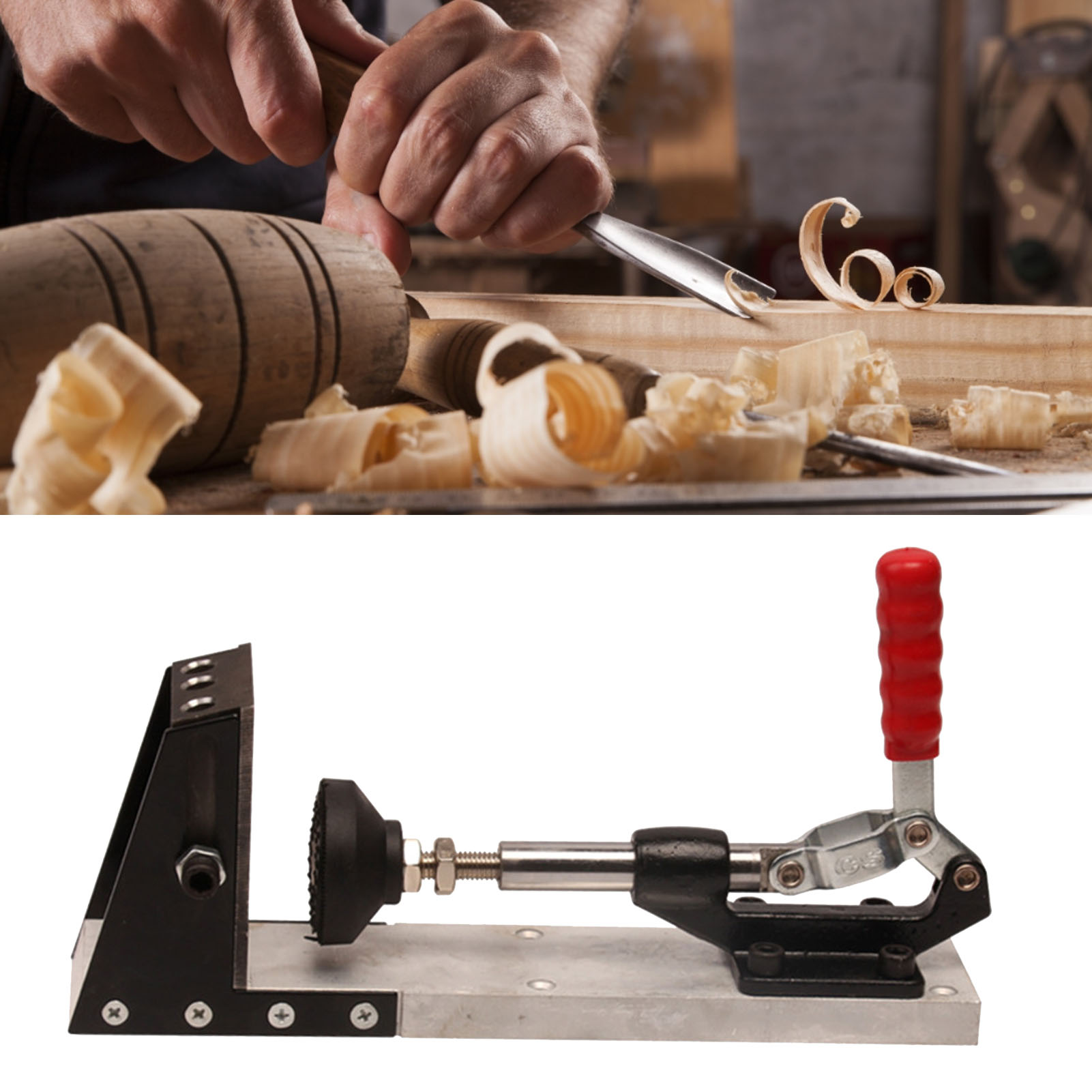 Schrägbohrer Für Holz, Robuste Schräge Bohrvorrichtung Aus Eisen, Stabiles Und Praktisches Werkzeug.